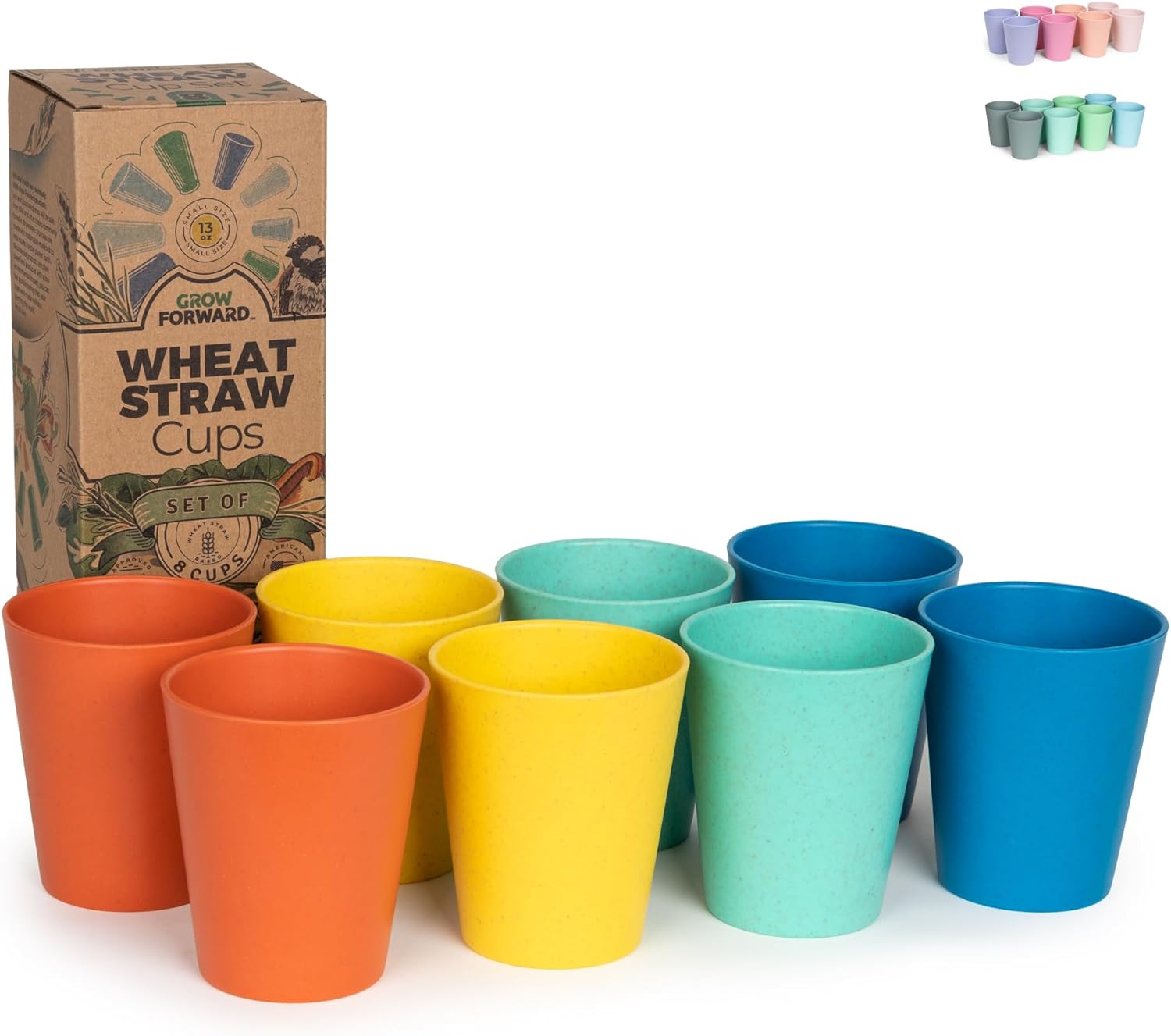 Grow Forward Premium Plastic Cups for Kids
