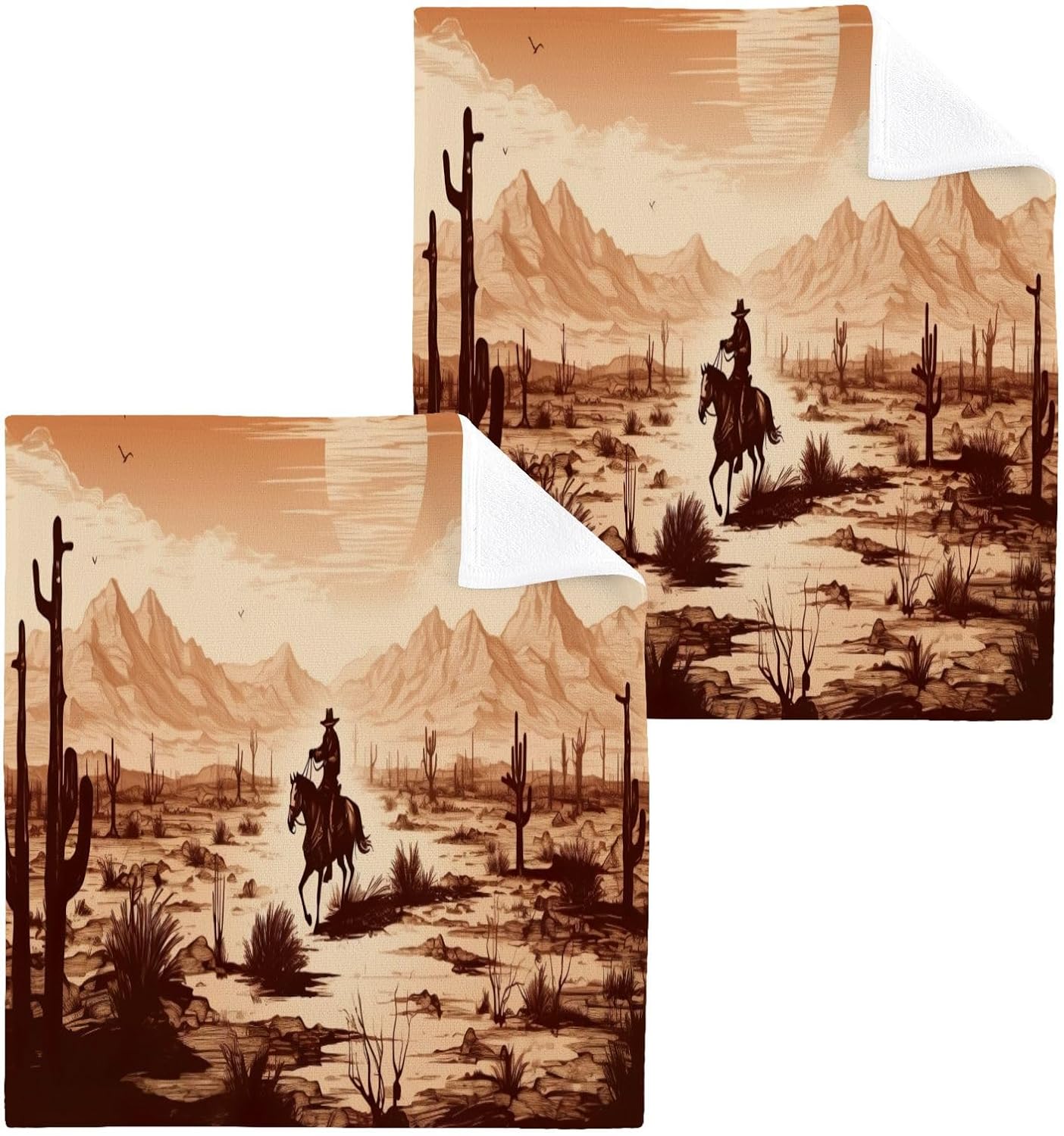 Yetitasbin Cowboy Washcloths