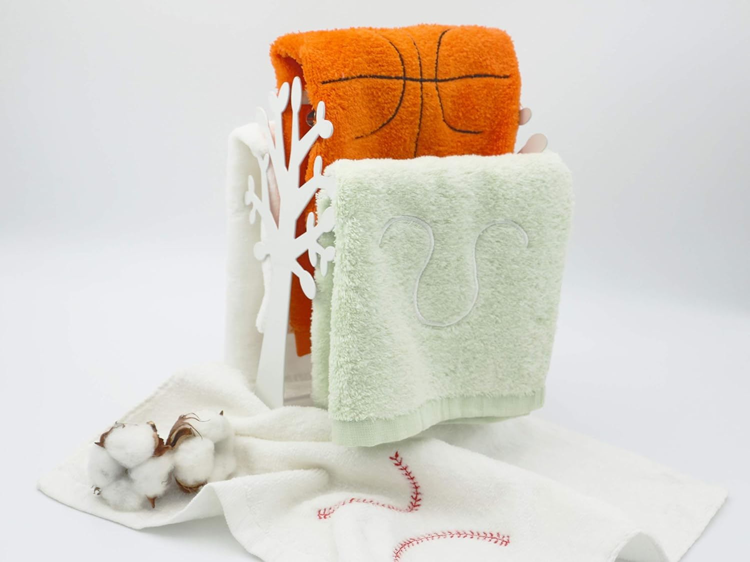 3D Ball Towel - 13x138in - 100 Cotton - Soft Absorbent