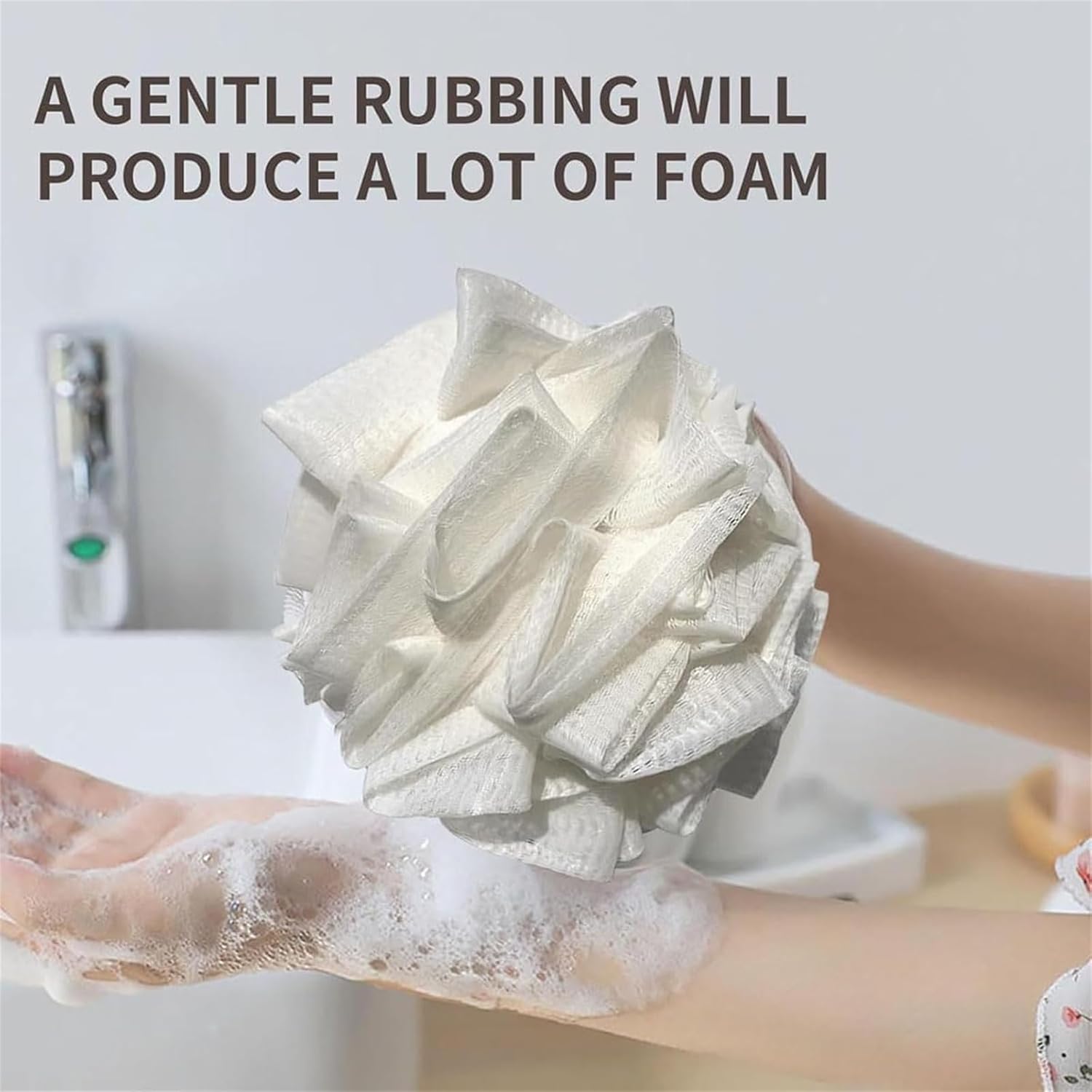 Loofah Washcloth for Bar Soap Wash Cloth Loofah Combo Coffee