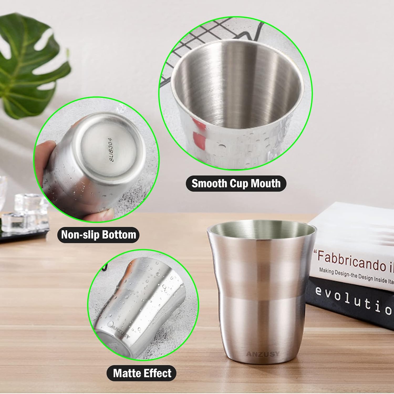 Shatter-Proof Steel Cups - 88oz Refreshing Cold Hot Drink Tumbler
