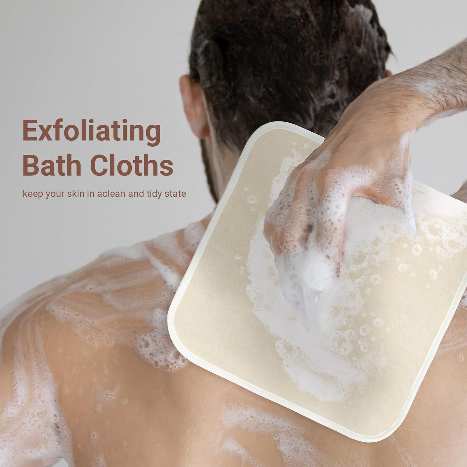 Dual-Sided Exfoliating Washcloth Set 3-Pack