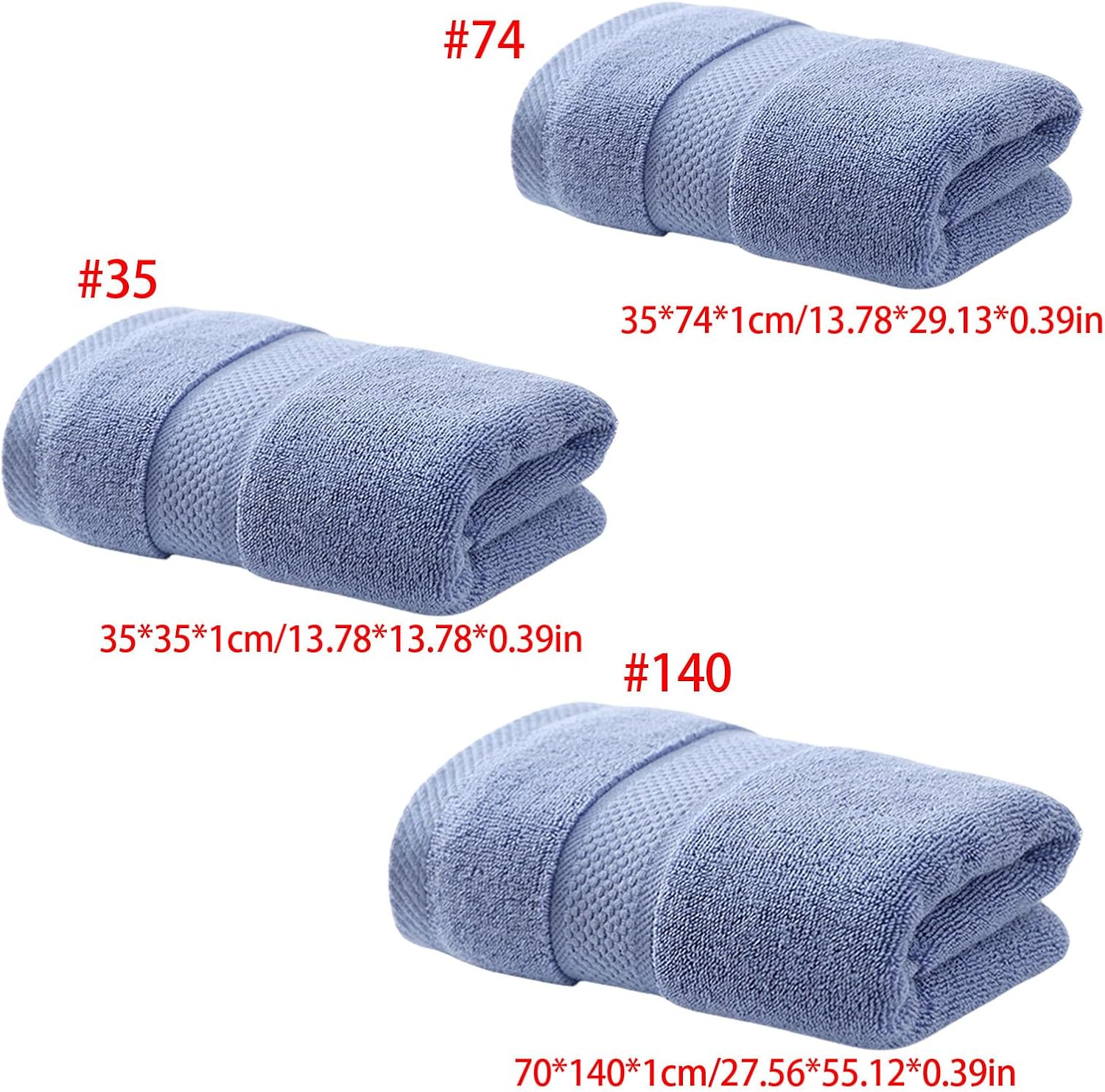 Classical White Cotton Towel