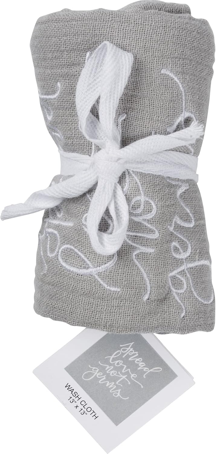 Spread Love Not Germs Washcloth