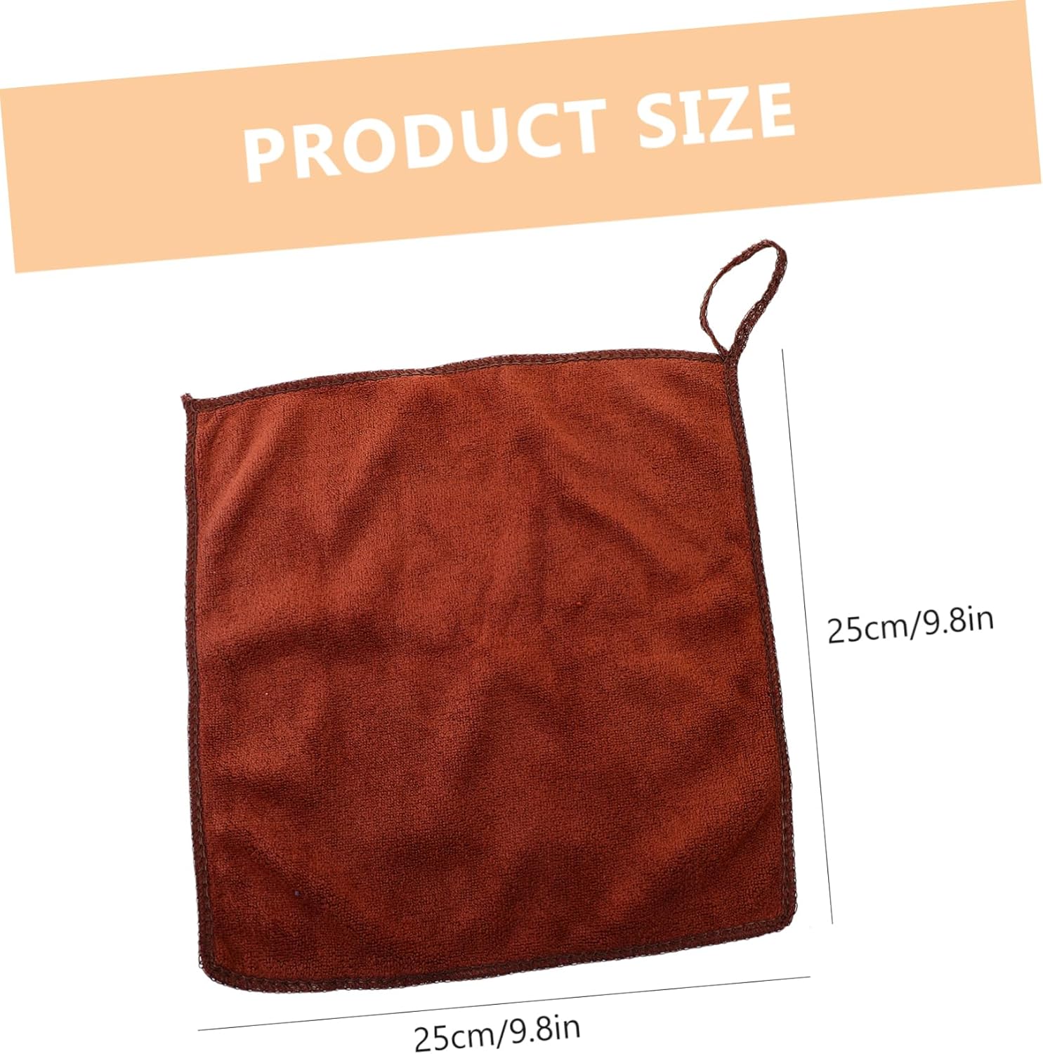 Healeved 4-Piece Square Face Towels Soft Nonwoven for Daily Use