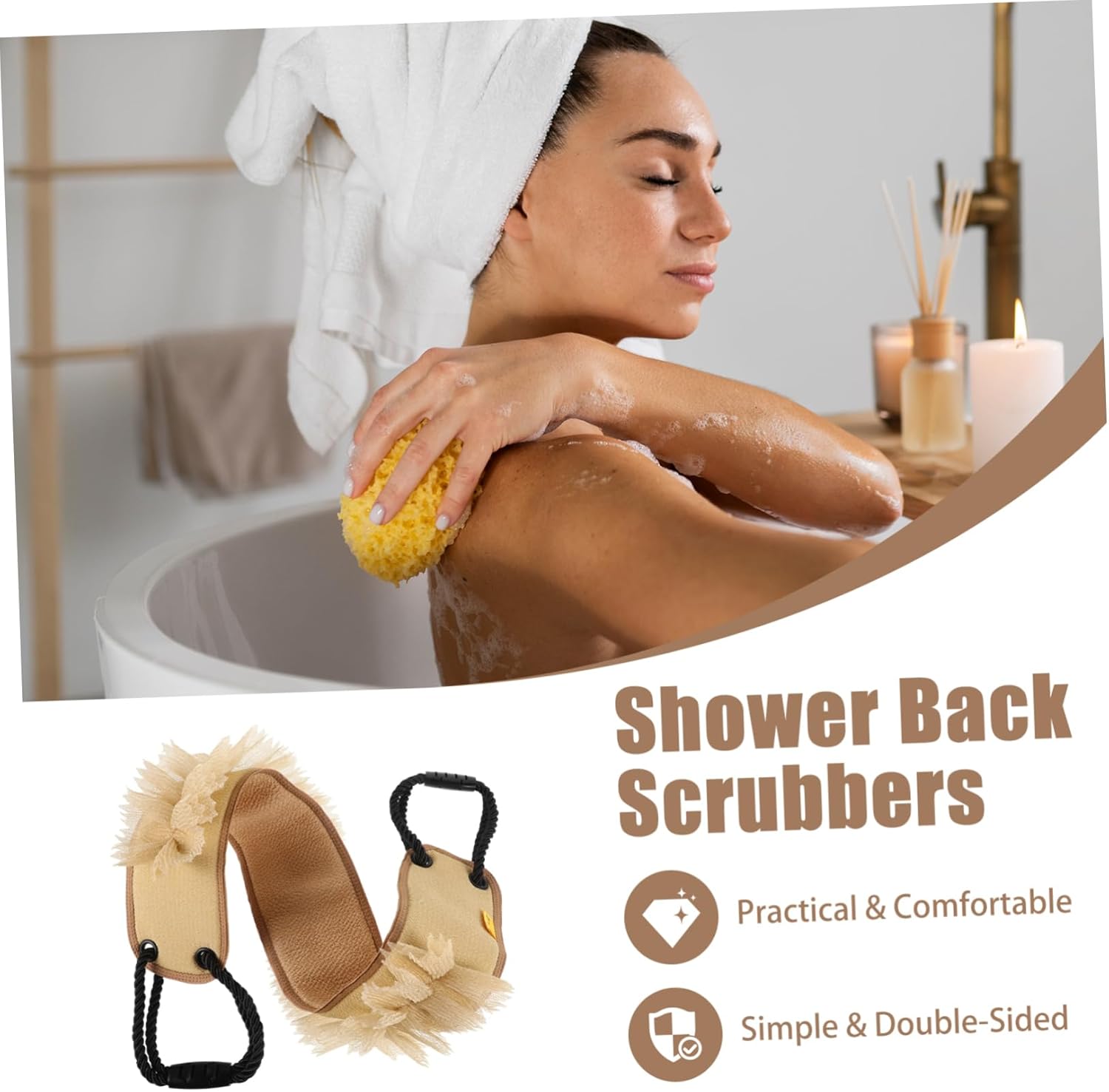 Exfoliating Bath Towel for Men and Women