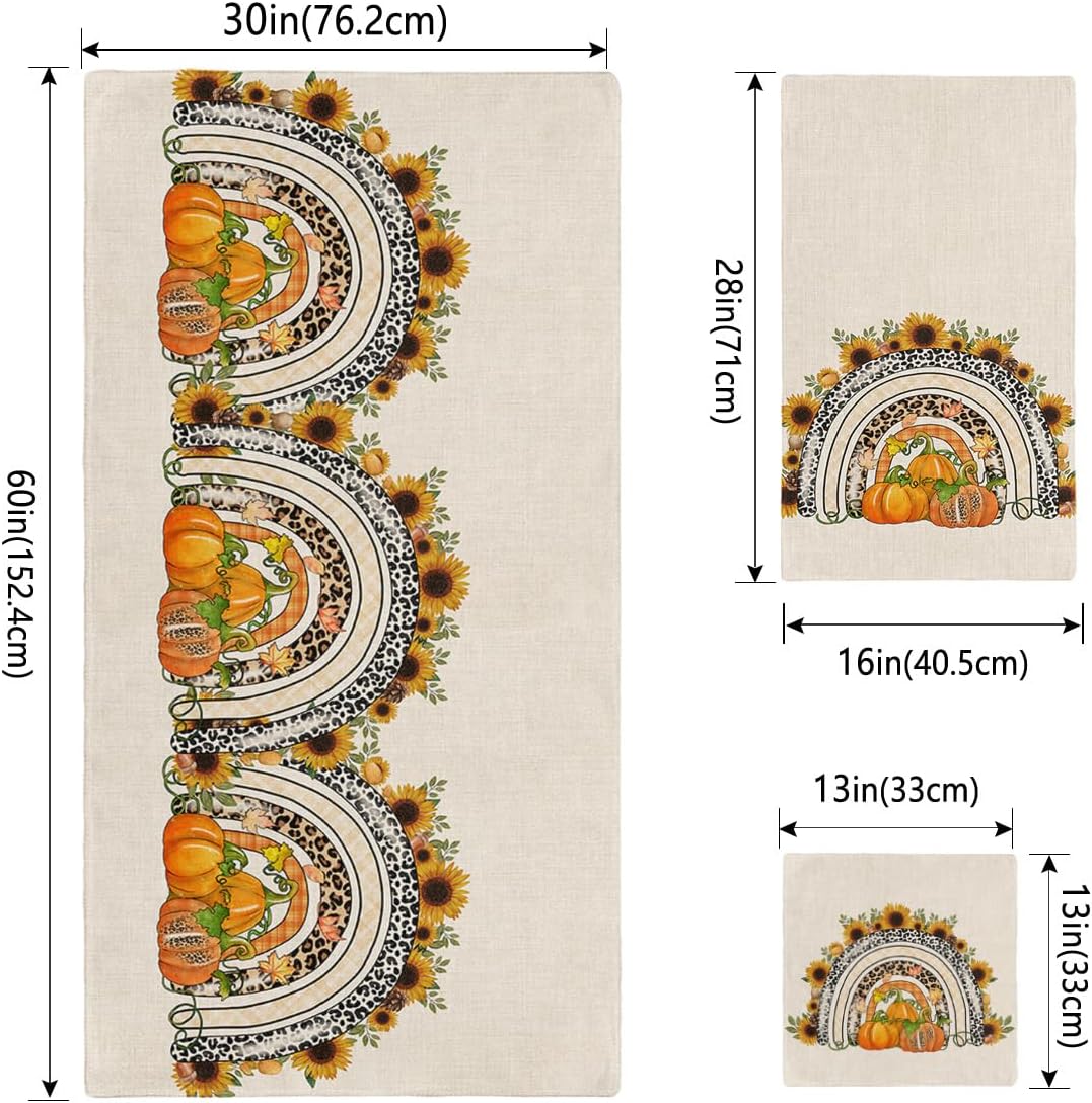 Charming Thanksgiving Bathroom Towel Set