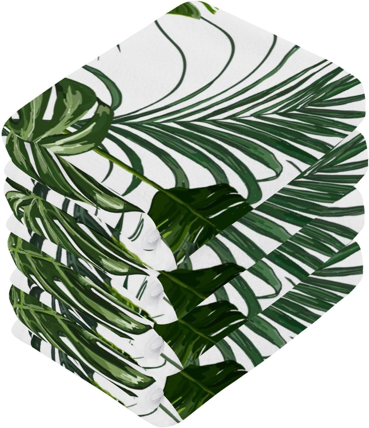 ALAZA Palm Leaves Tropical Towels Set
