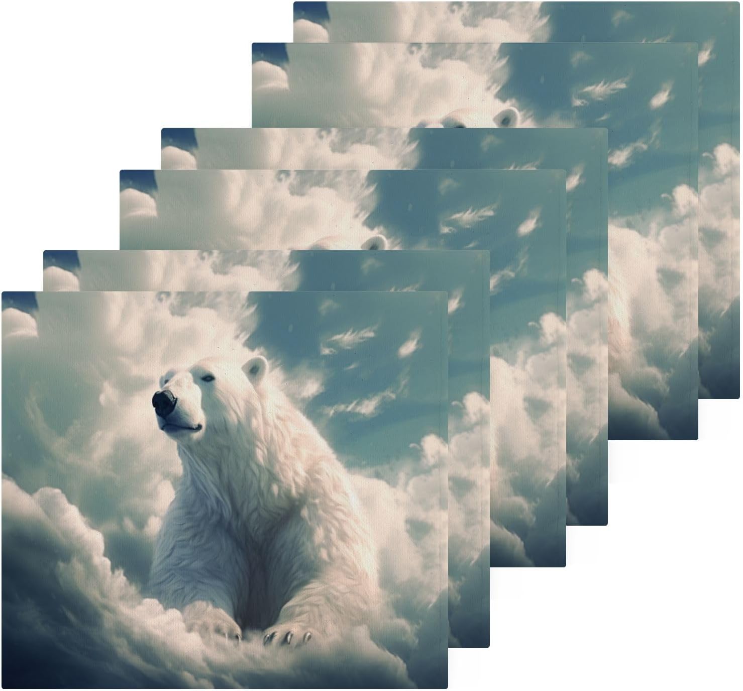 Perfect for You 2-Pack Polar Bear Washcloths