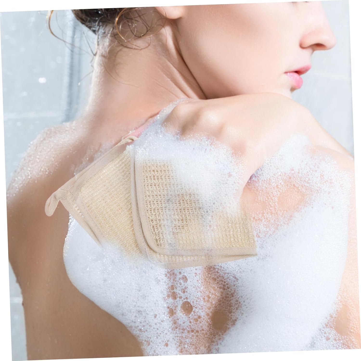 VICASKY 5pcs Exfoliating Bath Towels for Deep Cleaning and Gentle Skin Care