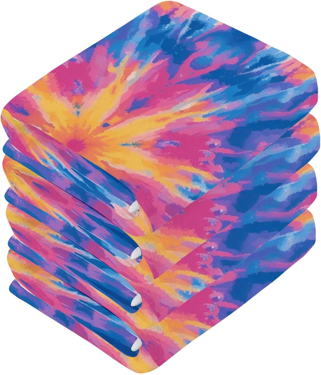 Xigua Tie-Dye Washcloth Set