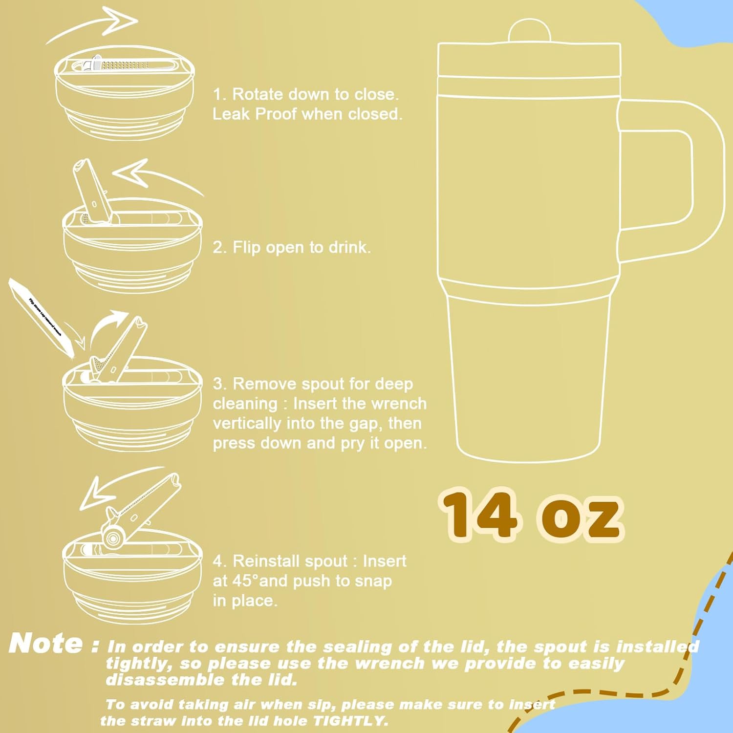Cool Kiddie Tumbler with Straw Lid