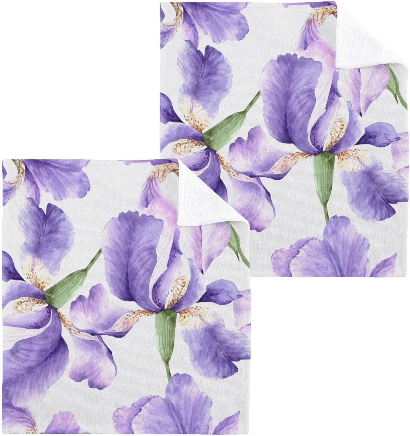 SiviYo Small face Cotton Washcloth Set Eco-friendly 12x12inch