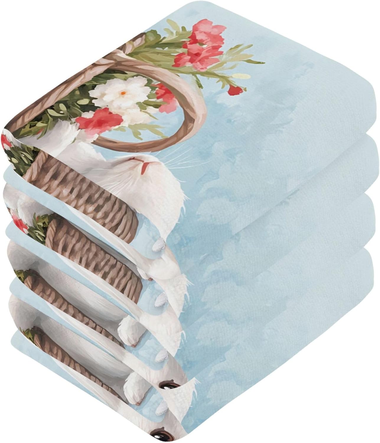 Kigai Washcloth Set - Soft Machine Washable 12x12 2-Piece