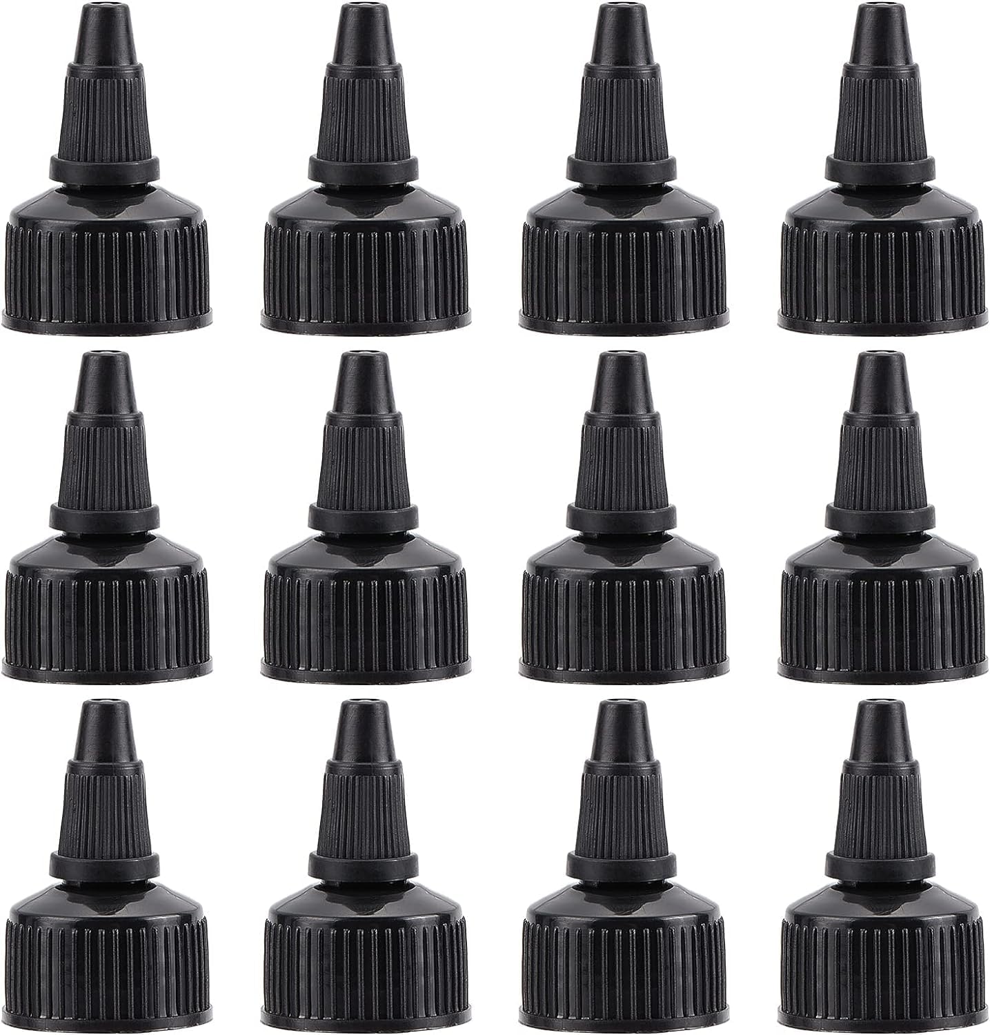 50-Piece Set of Durable Plastic Squeeze Bottle Caps