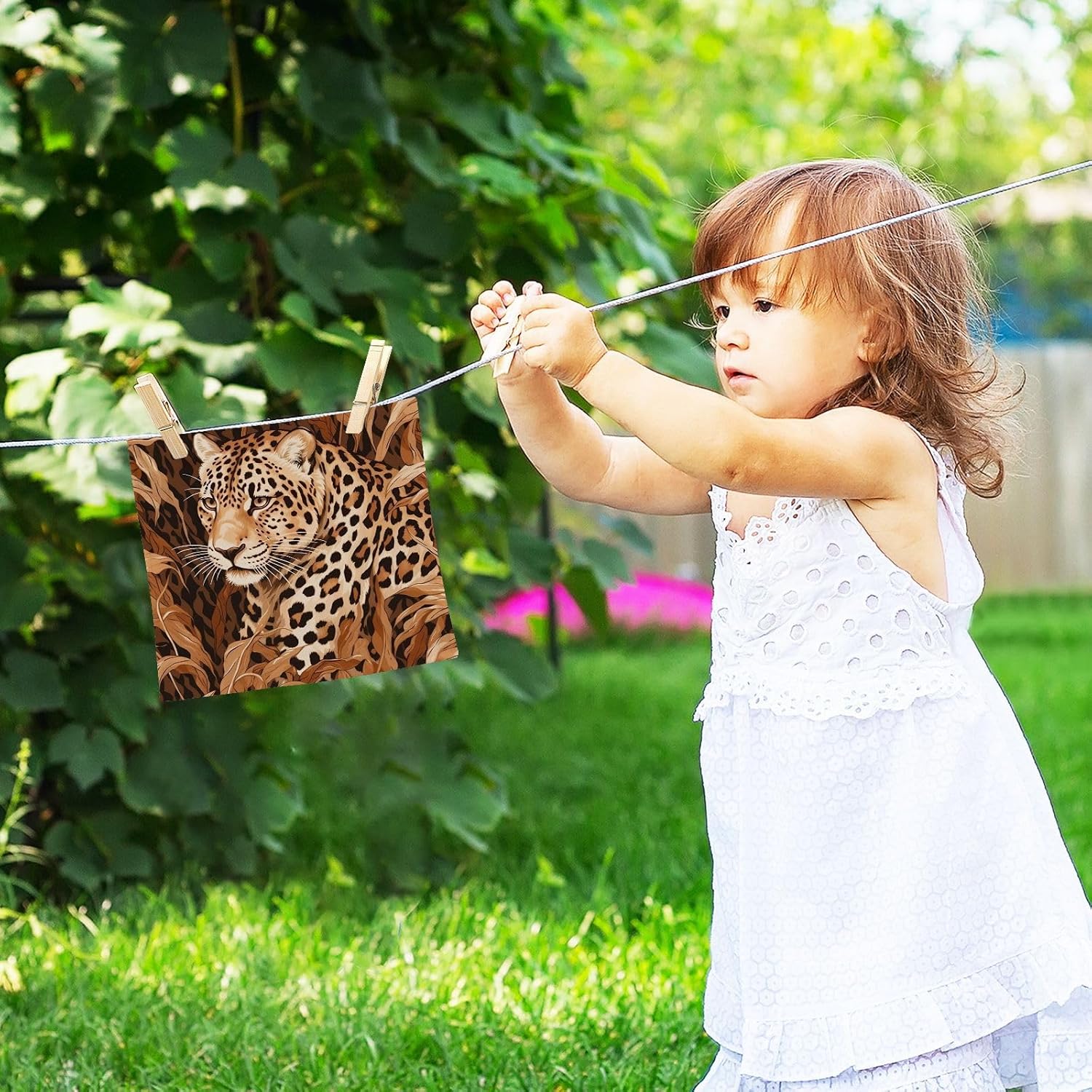 Leopard Washcloth Set 2-Pack