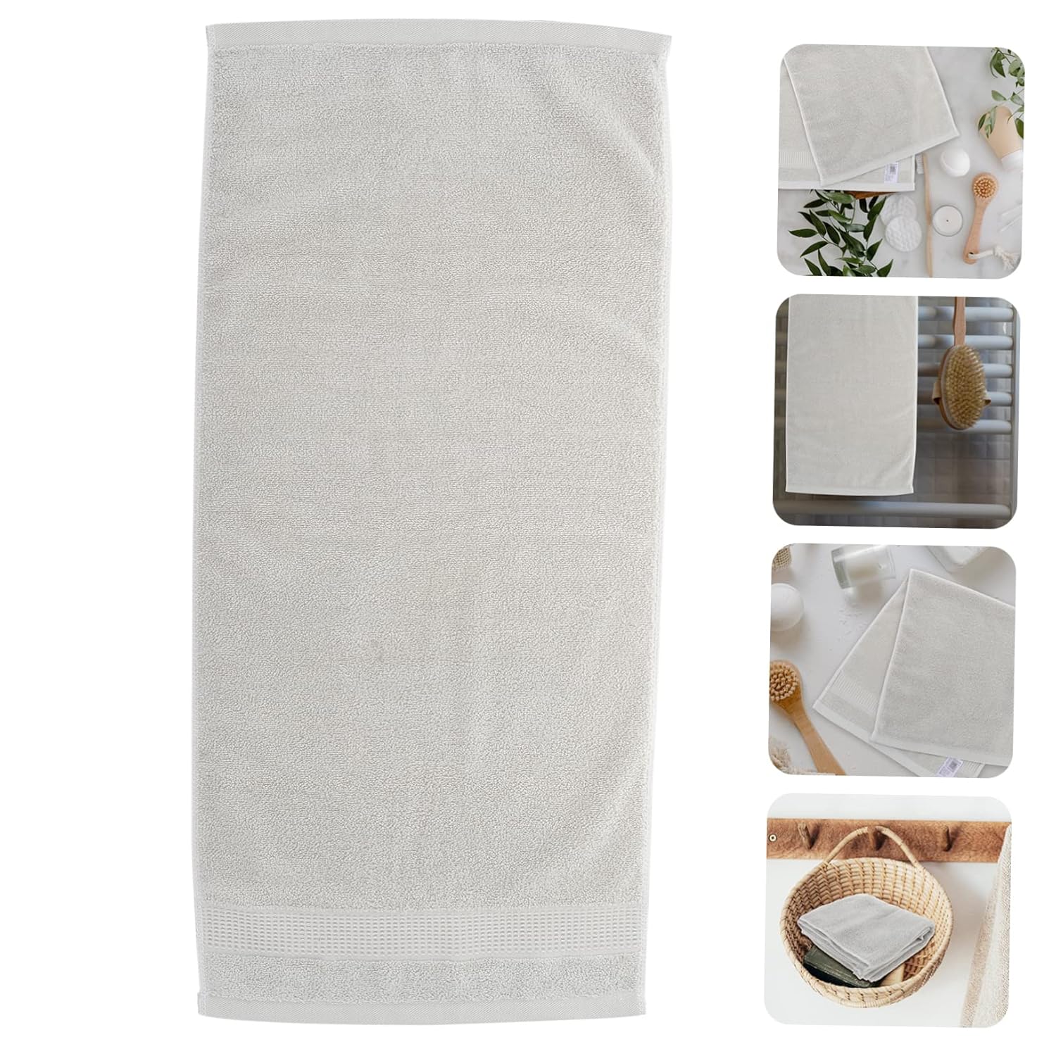MERRYHAPY Thick Absorbent Cotton Face Towel