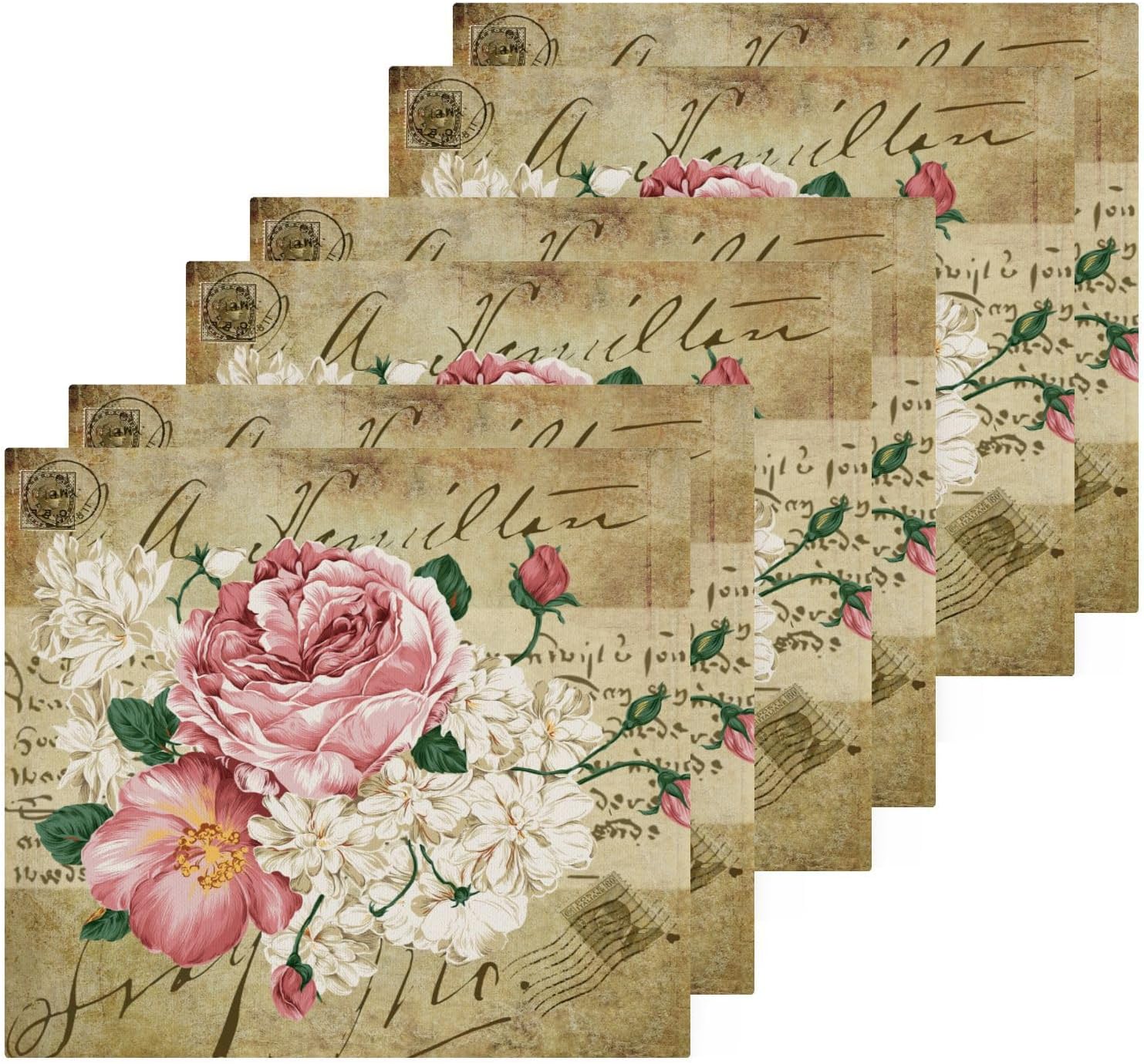 Luxury Floral Washcloth Set for bath beyond