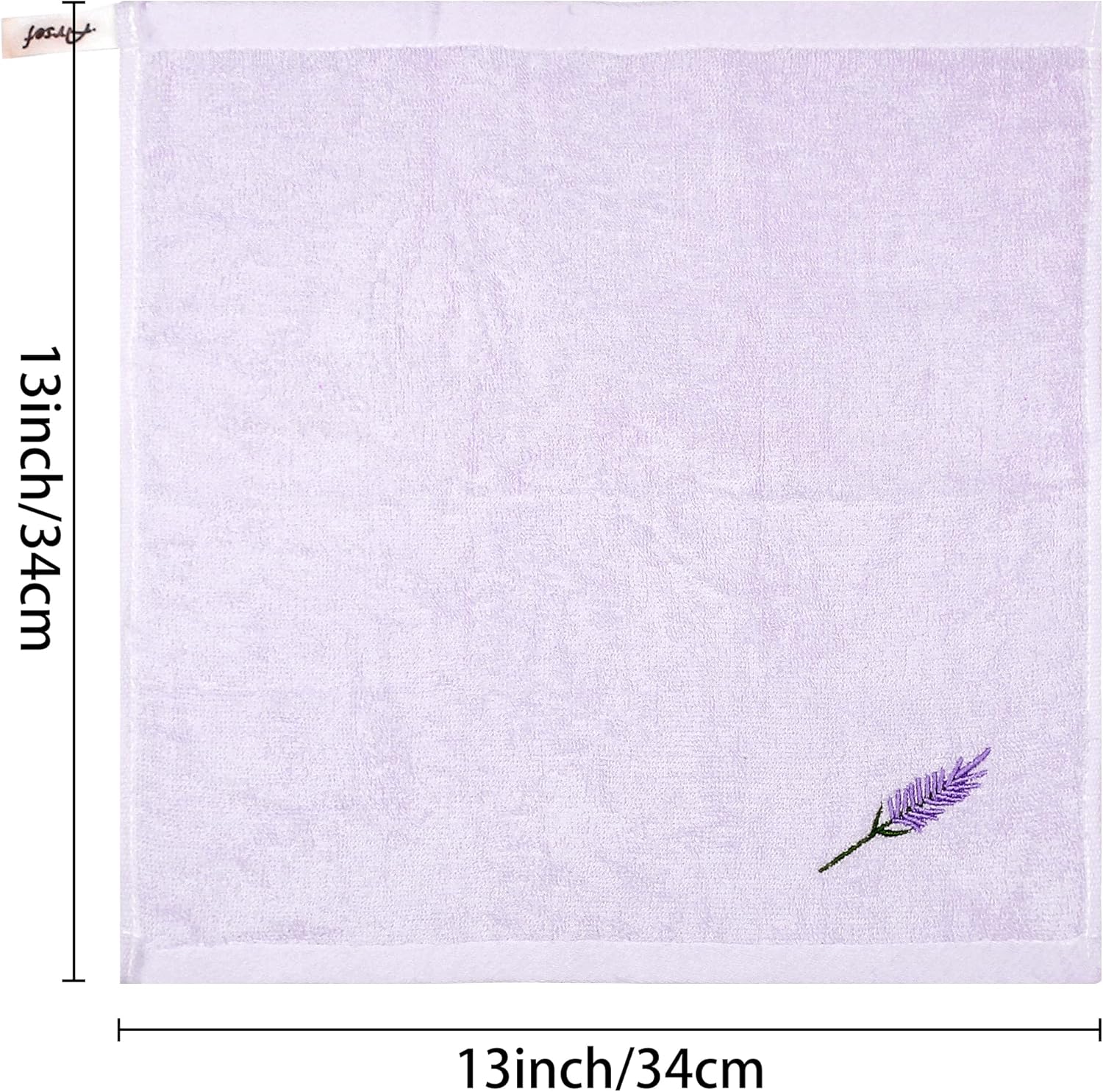 Coolant Lint-Free Cotton Washcloths 13x13 - 4Pack - Light Purple