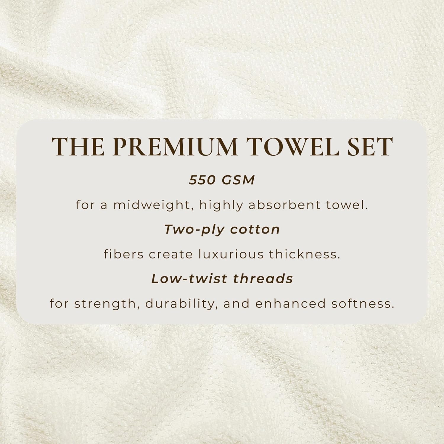 100 Cotton Ivory Washcloth