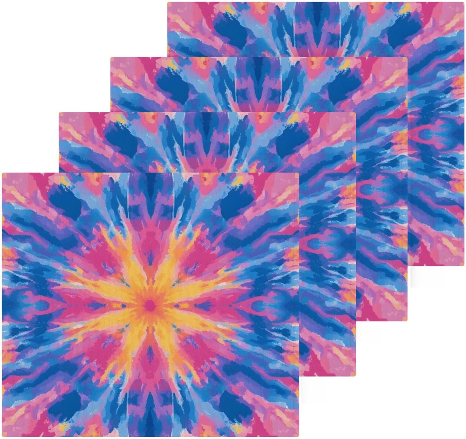 Xigua Tie-Dye Washcloth Set
