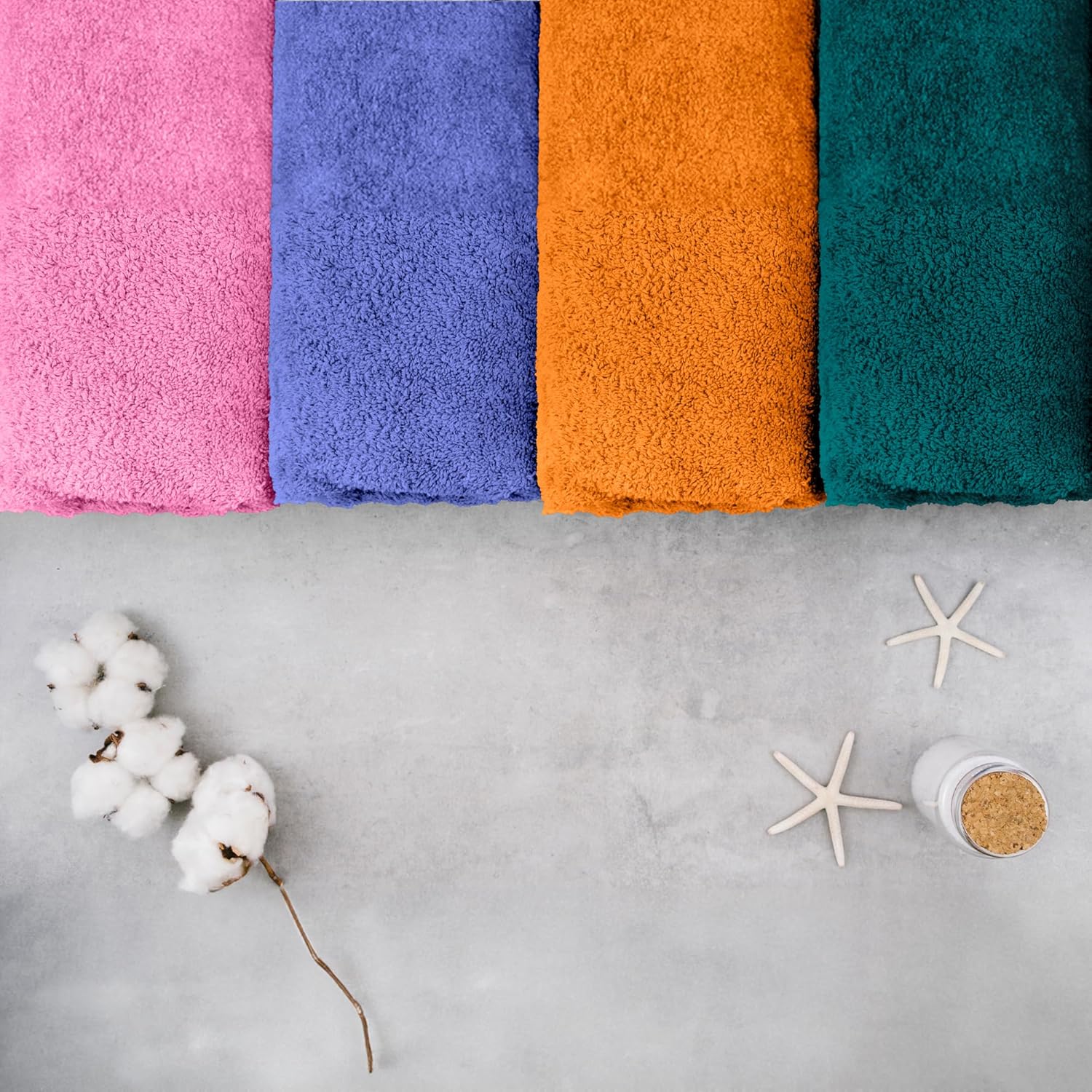 24-Piece Luxurious Cotton Washcloth Set for the Luxuriousparams
