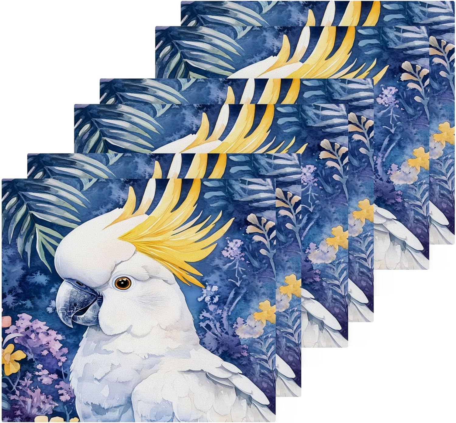 Kigai Cockatoo Washcloth 2-Pack