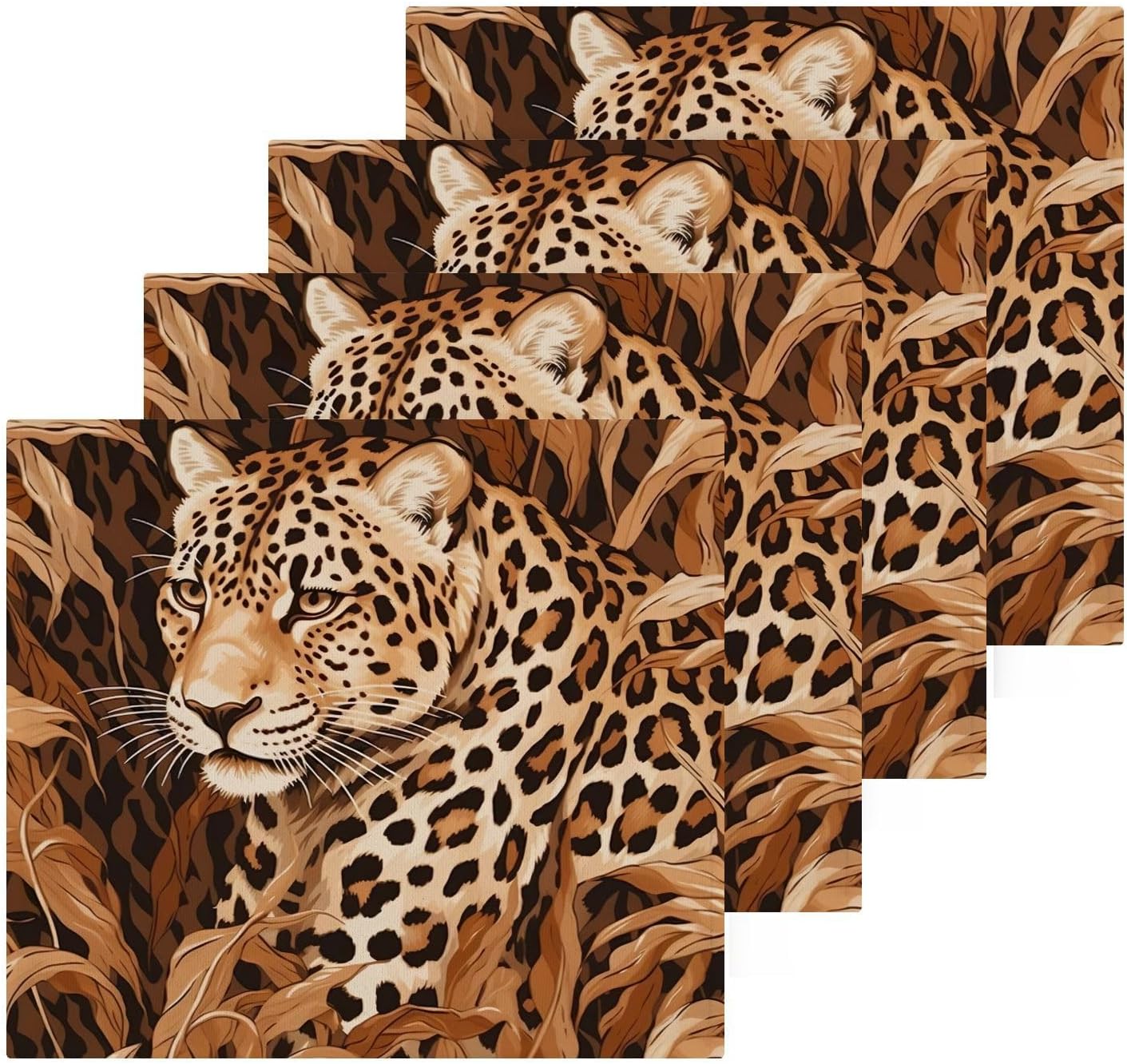 Leopard Washcloth Set 2-Pack