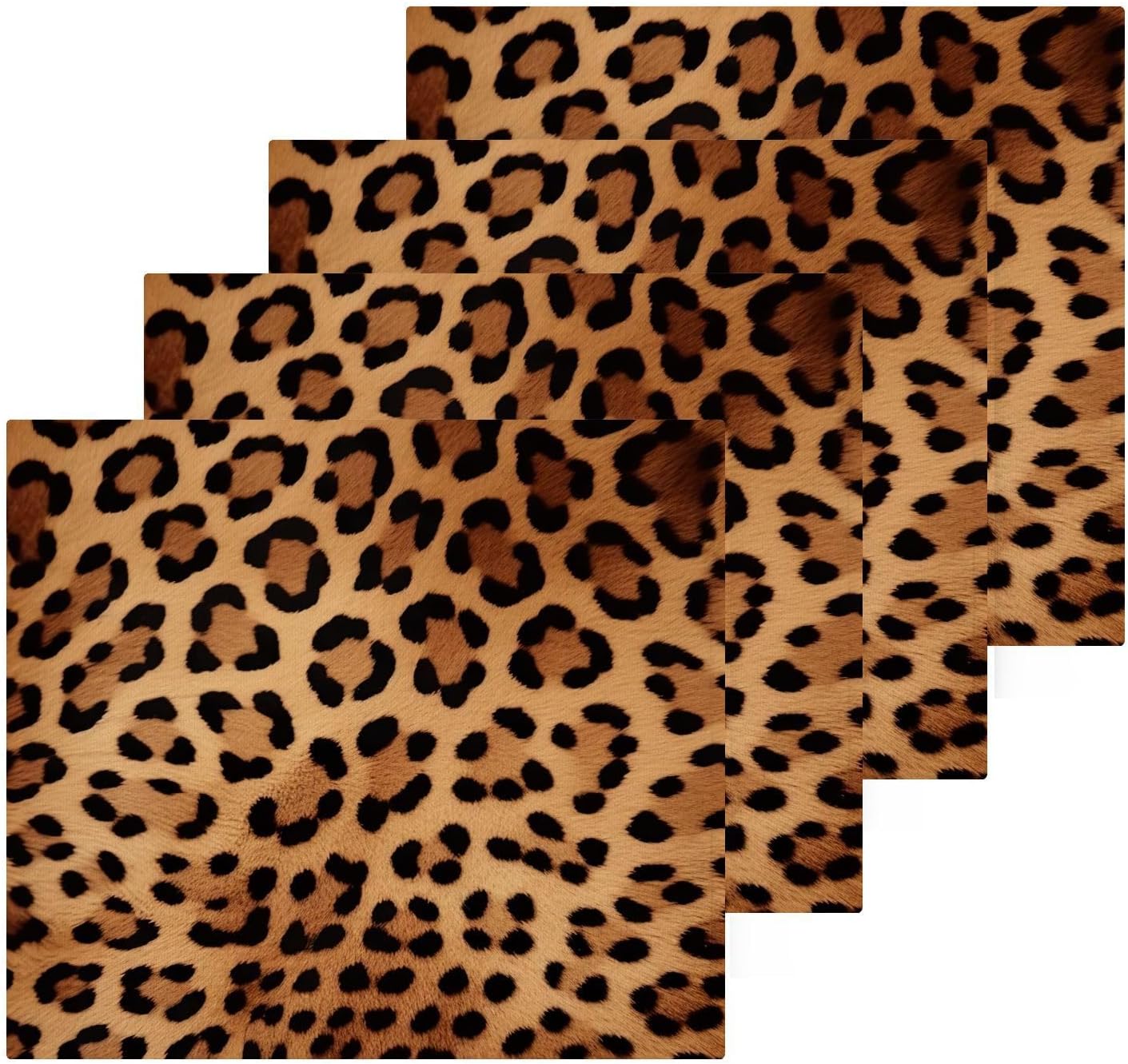 Exclusive Leopard Print Sunglass Case Soft Durable