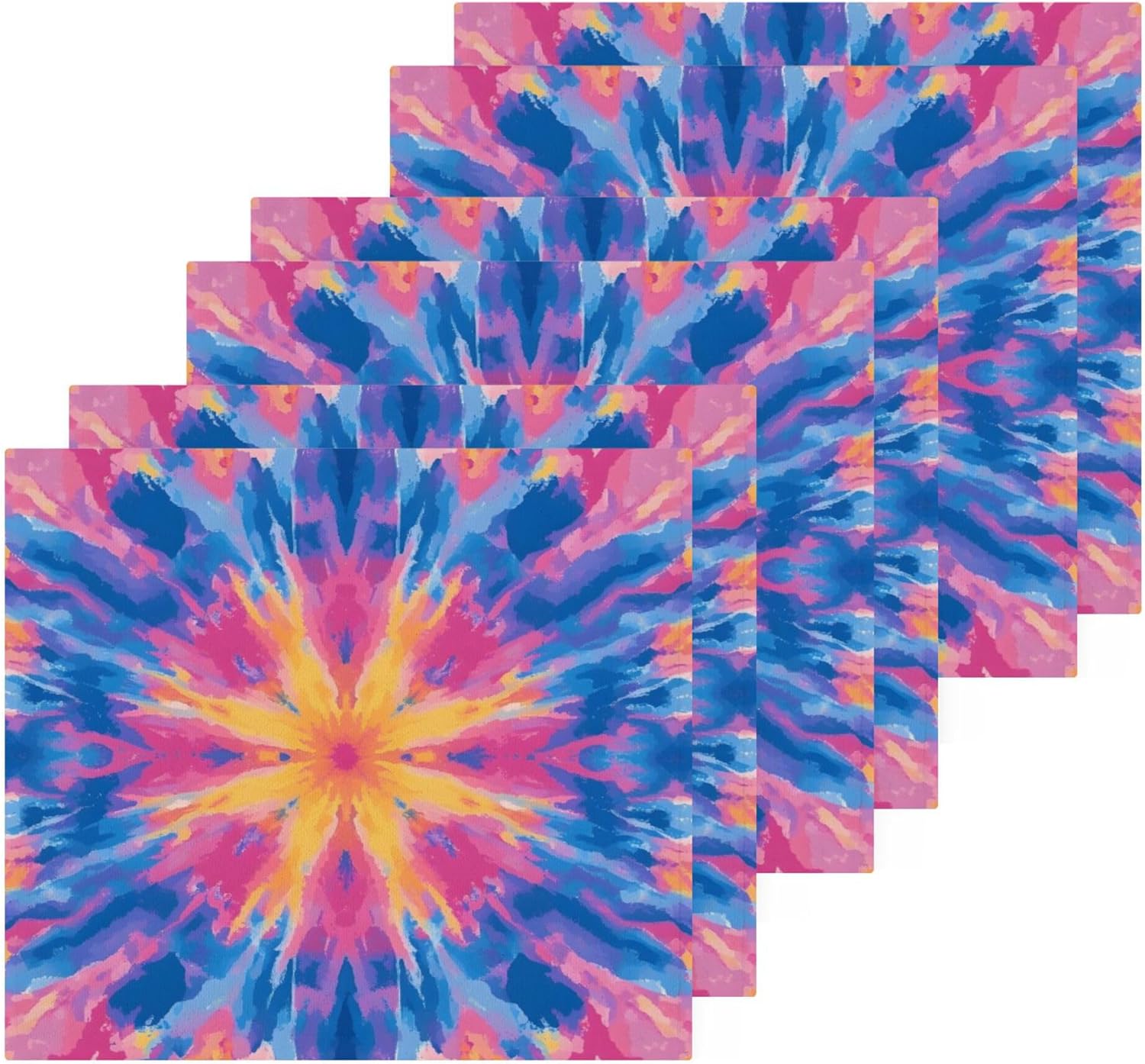 Xigua Tie-Dye Washcloth Set