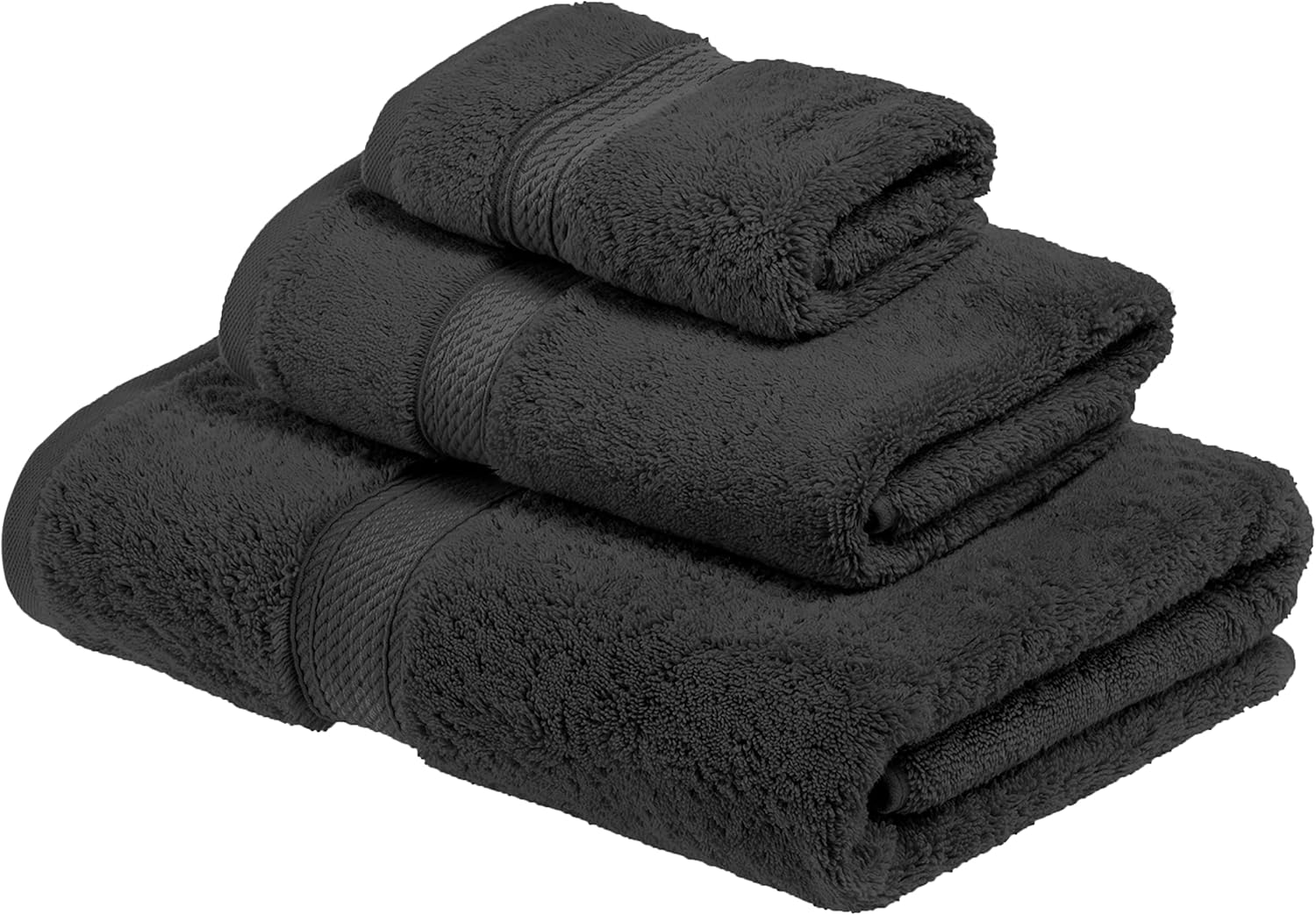 Essential Egyptian Cotton Pile Bath Towels Set for Luxury Comfort