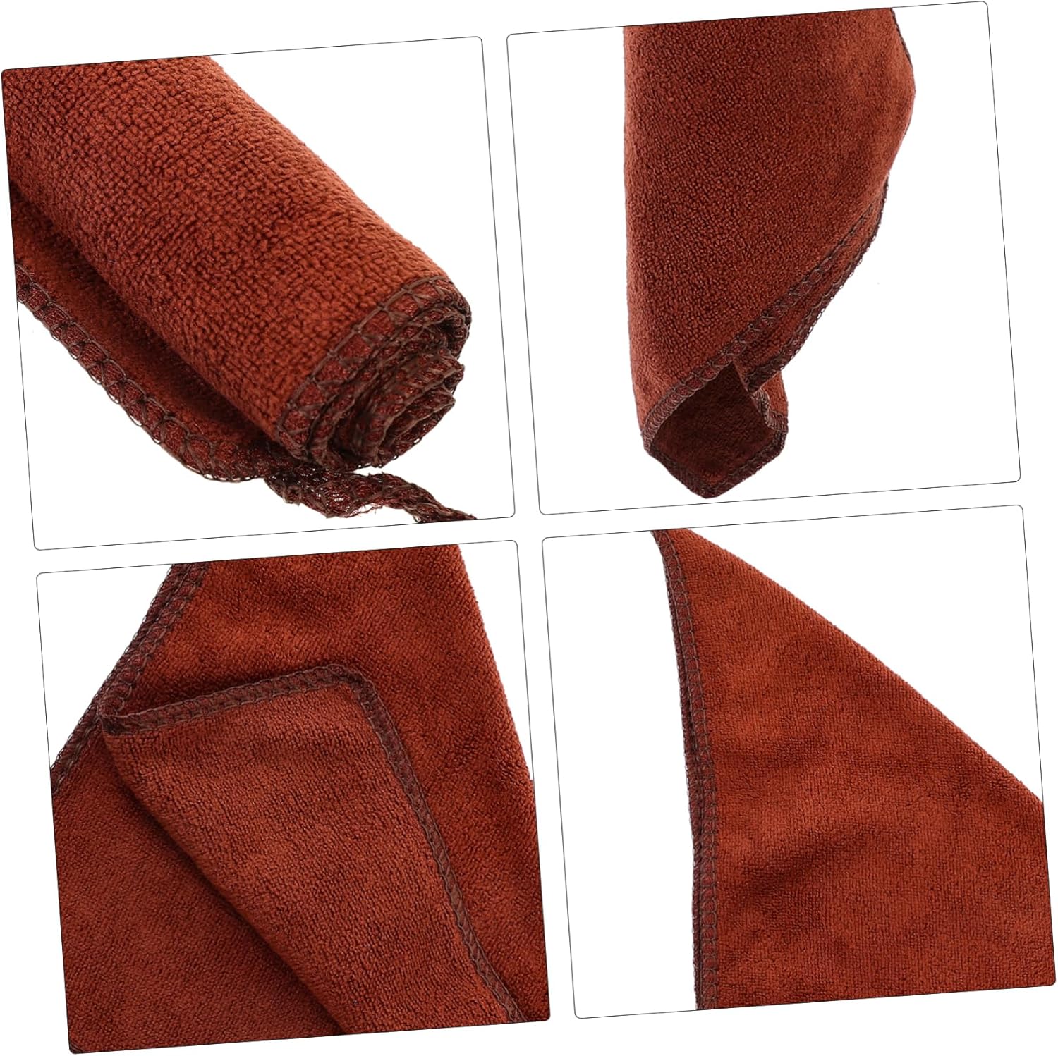 Healeved 4-Piece Square Face Towels Soft Nonwoven for Daily Use