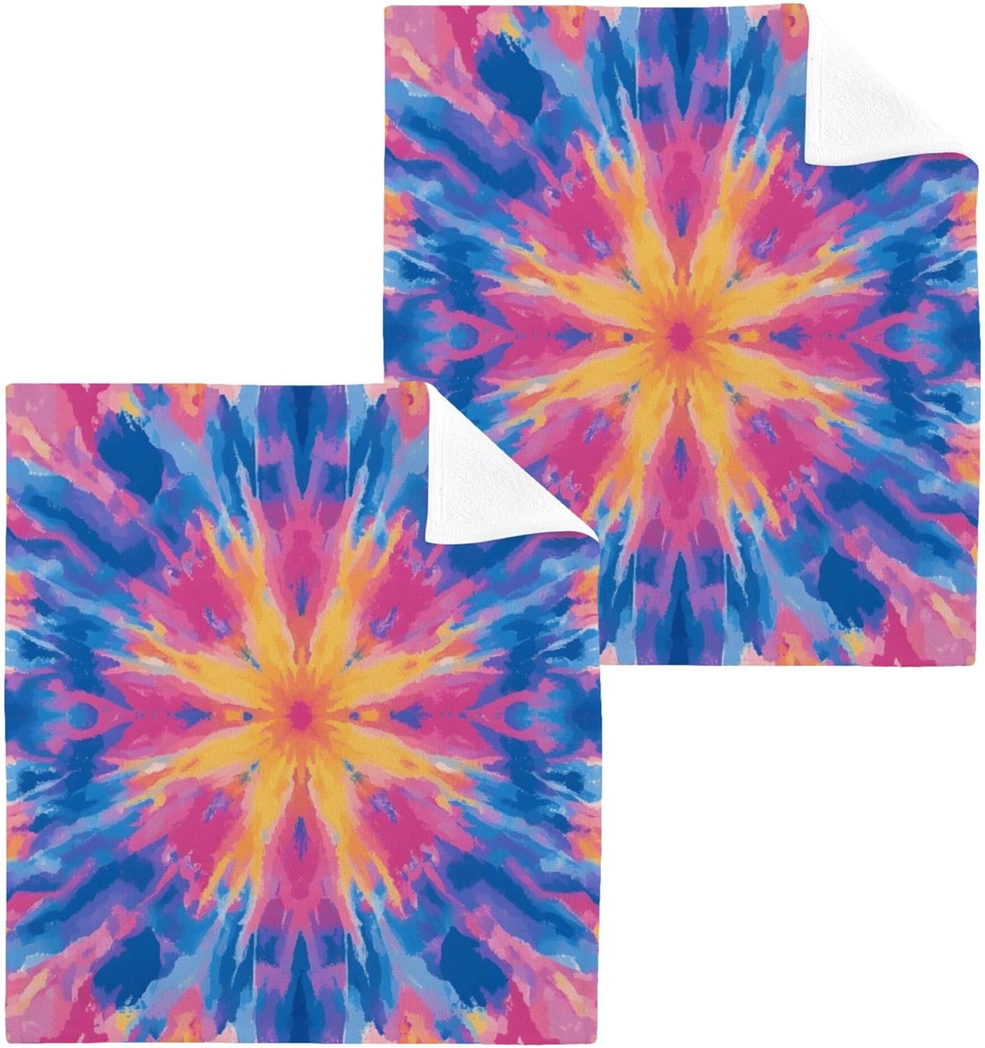 Xigua Tie-Dye Washcloth Set