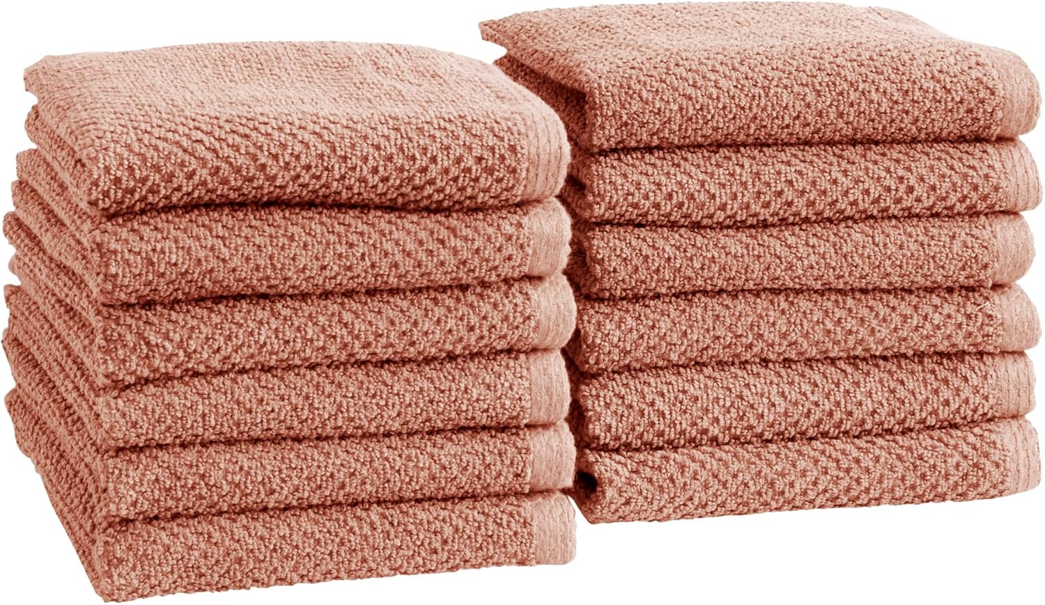 Great Bay Home Pink Washcloth - 12-Pack