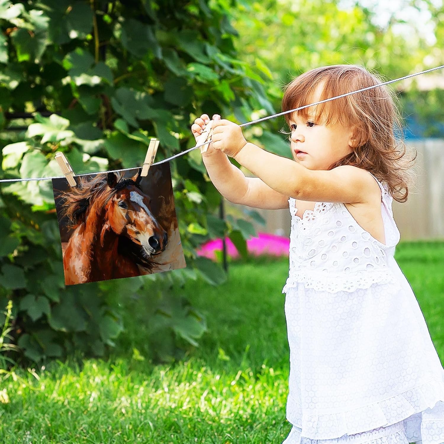 Sturdy Baby Face Towels Soft and Absorbent for Horses