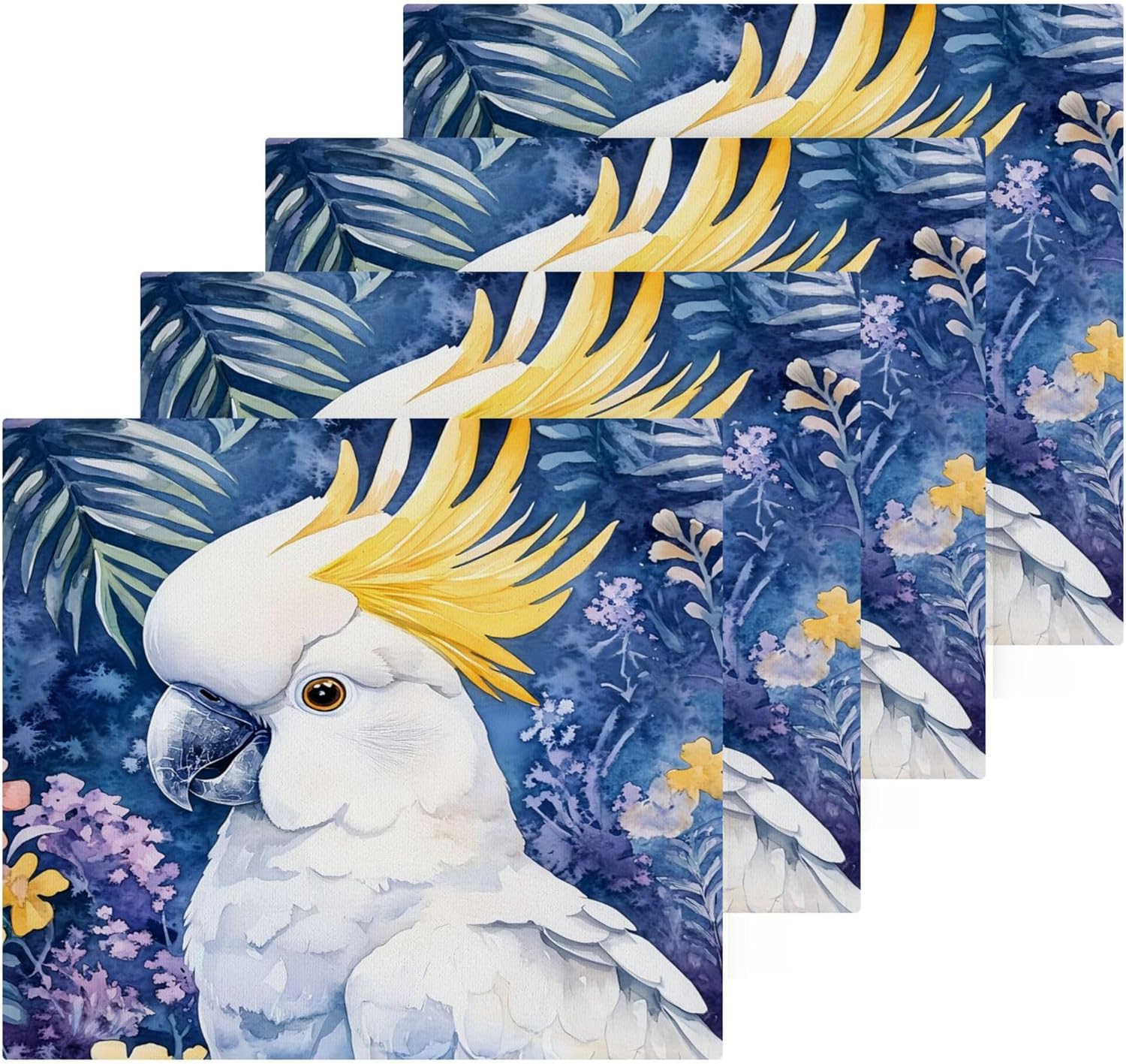 Kigai Cockatoo Washcloth 2-Pack