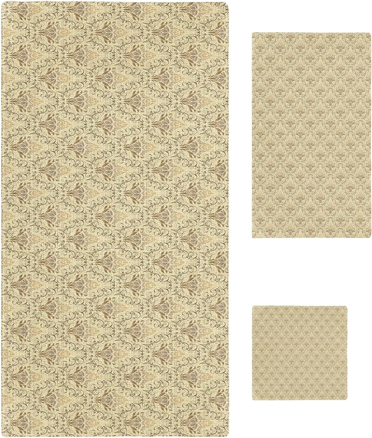 Luxury Retro Bathroom Towels Set