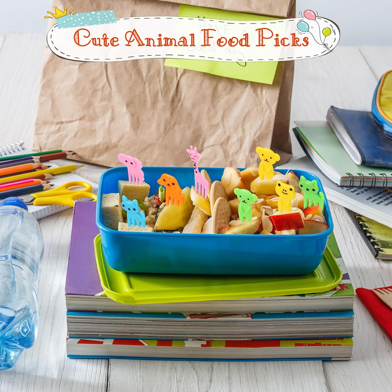 SunnychICC - 130 Pcs Bento Box Accessories for Kids