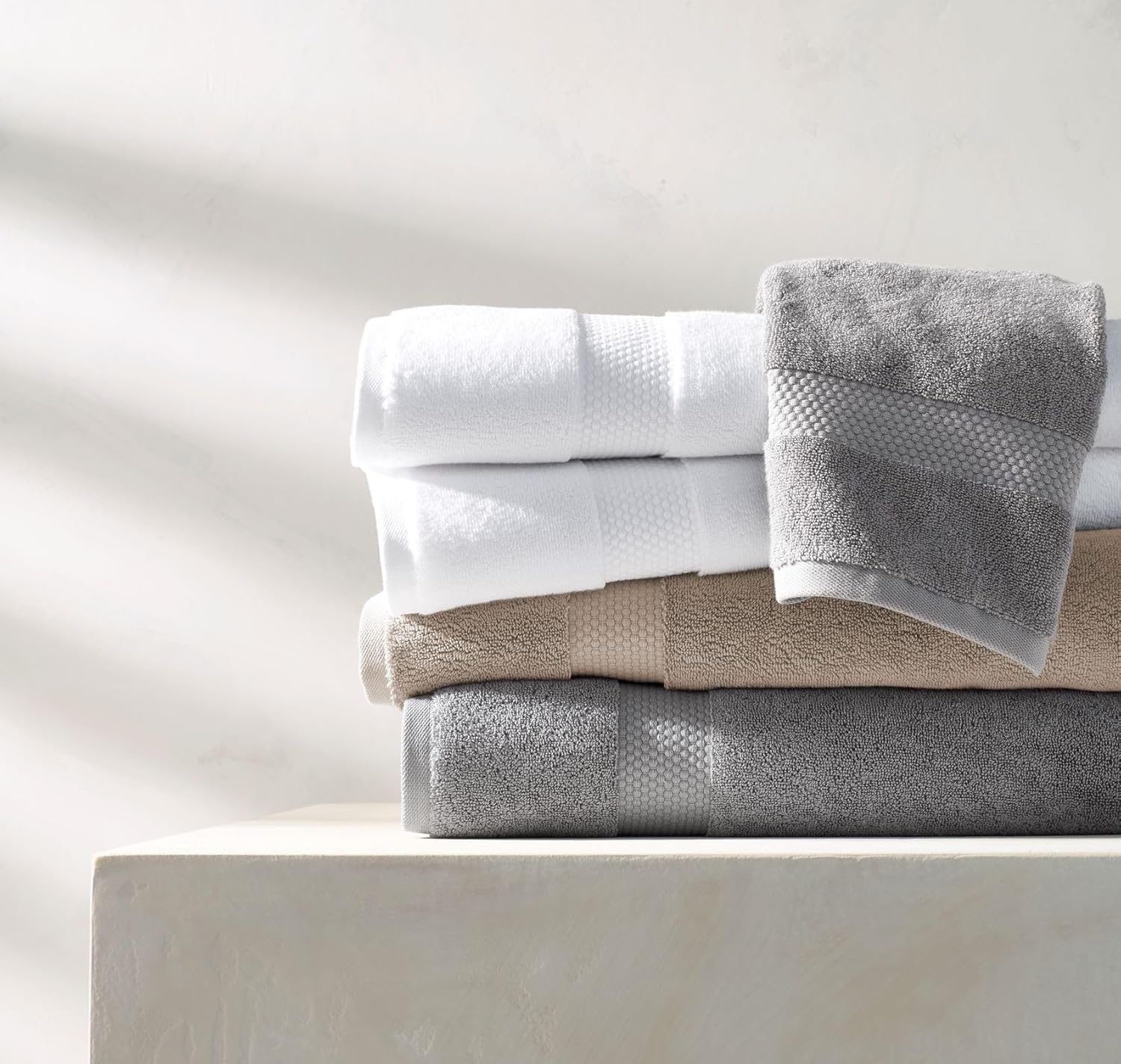 Kassatex Atelier Washcloth - 13 x 13 - 100 Turkish Cotton