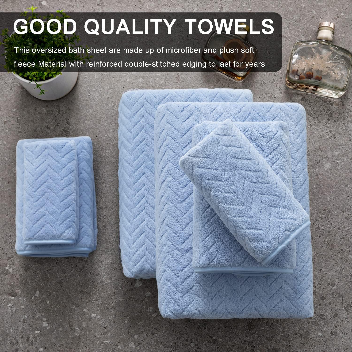 Bath Time Bliss 4-Piece Washcloth Set