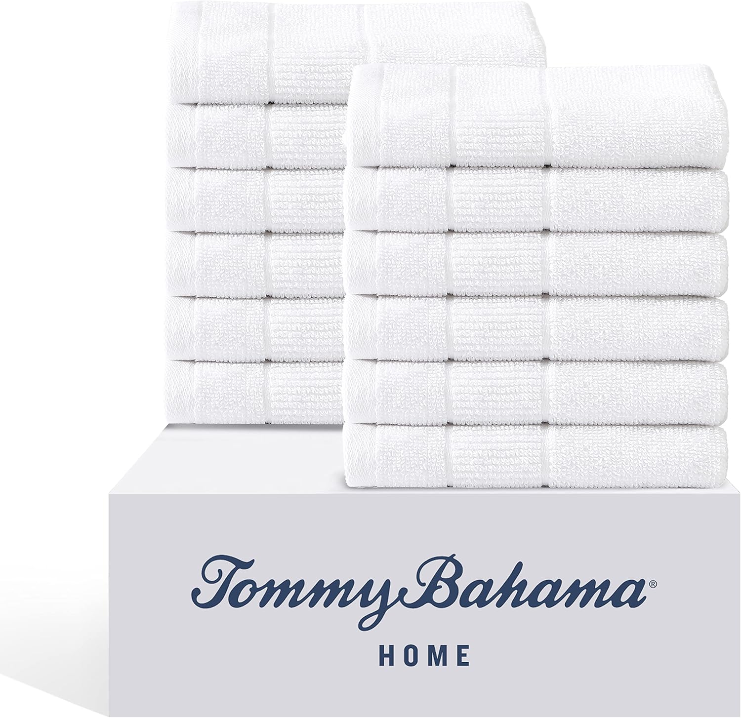 Tommy Bahama - Washcloth Set Soft Absorbent Cotton Towels 12 Piece