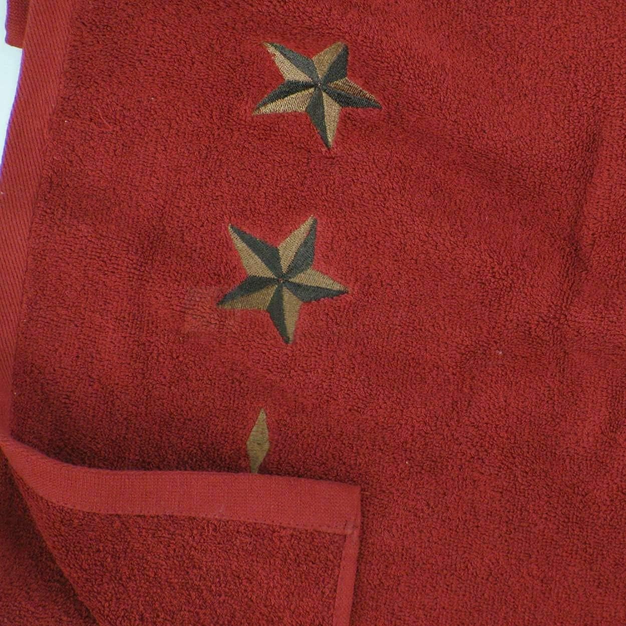 Rustic Star Bath Towel Set