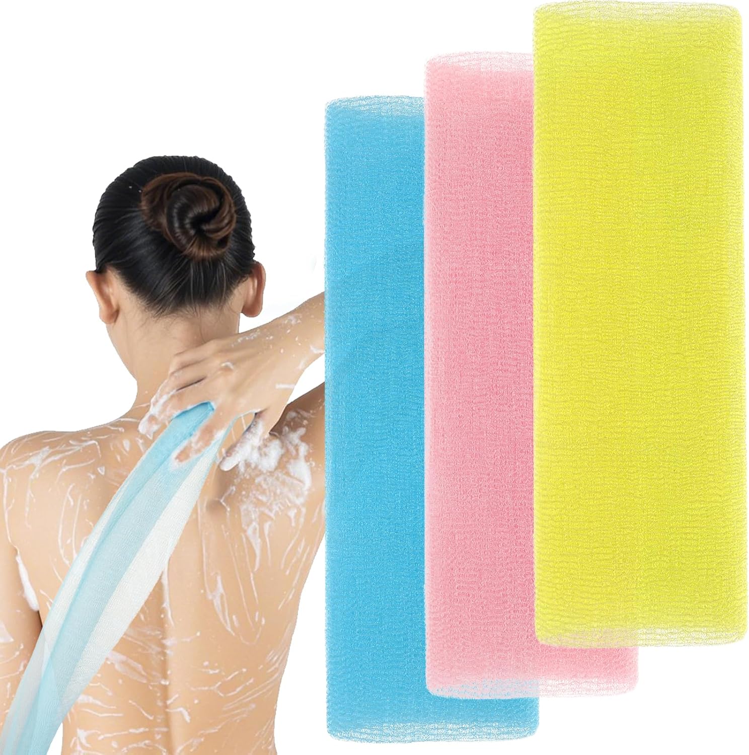 3 Pcs Exfoliating Scrub Cloth for Body