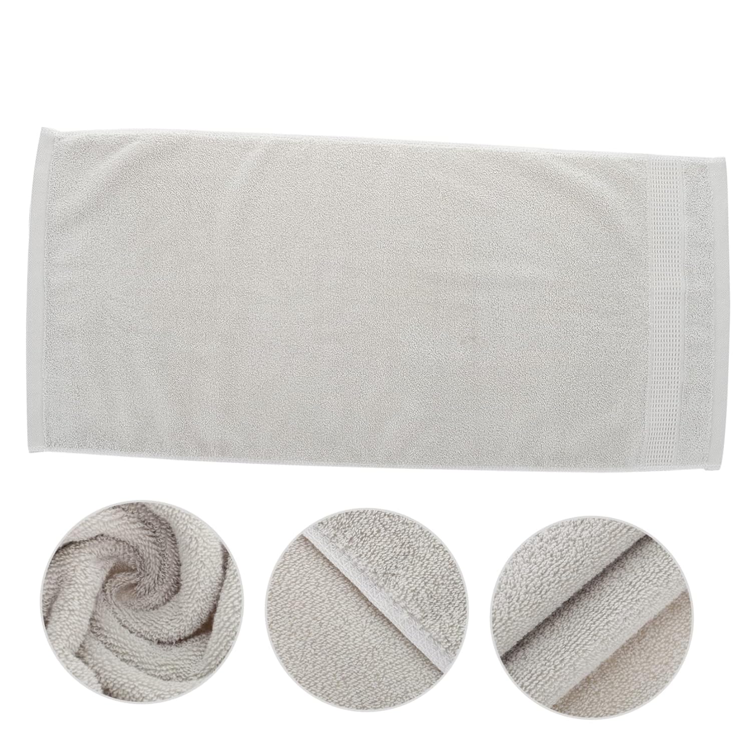 MUSISALY Ultra-Soft Cotton Washcloths