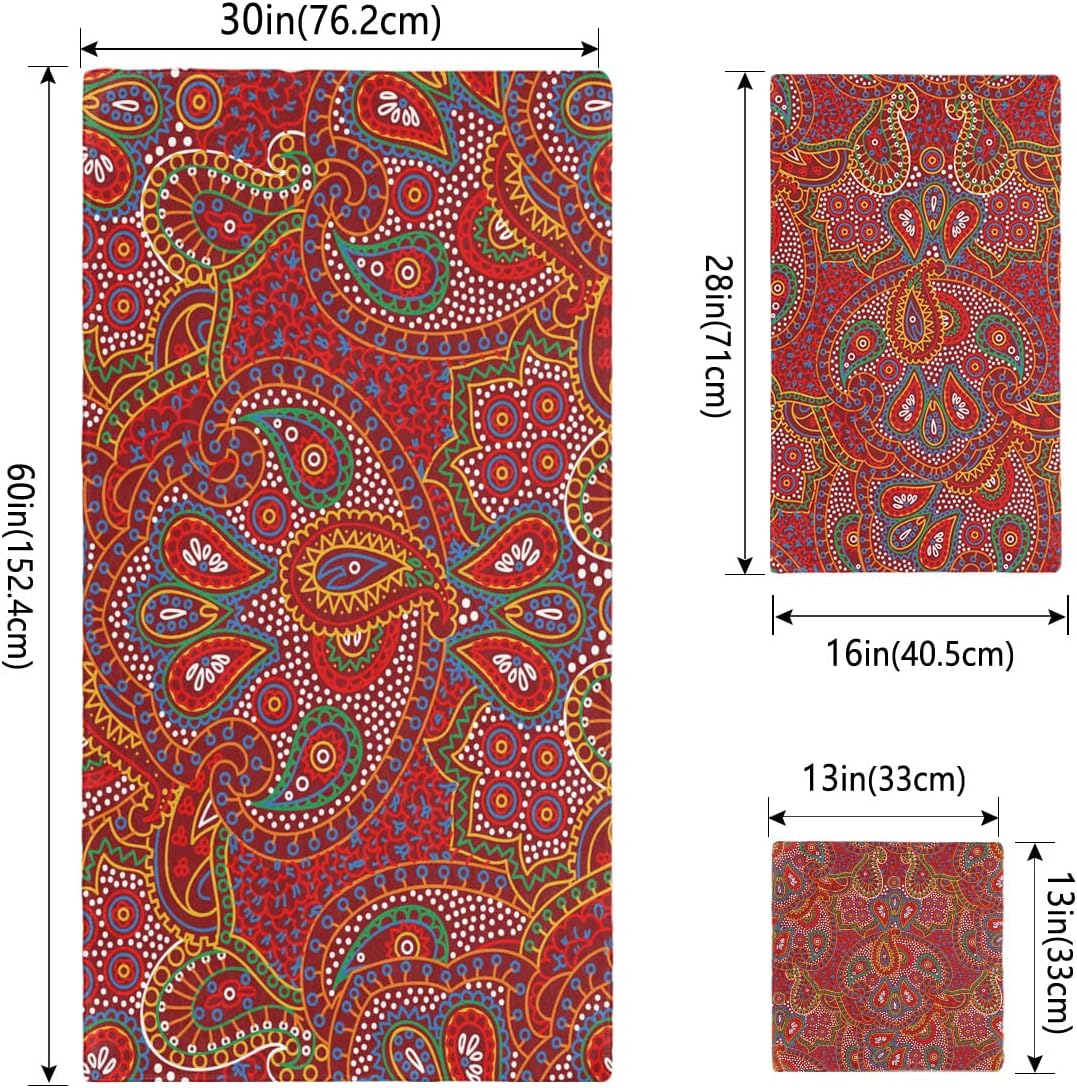 Luxury Washcloth Set Perfect for Bathroom Kitchen Beach Use