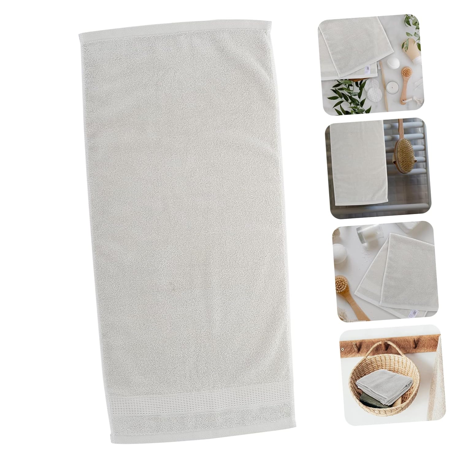 MUSISALY Ultra-Soft Cotton Washcloths