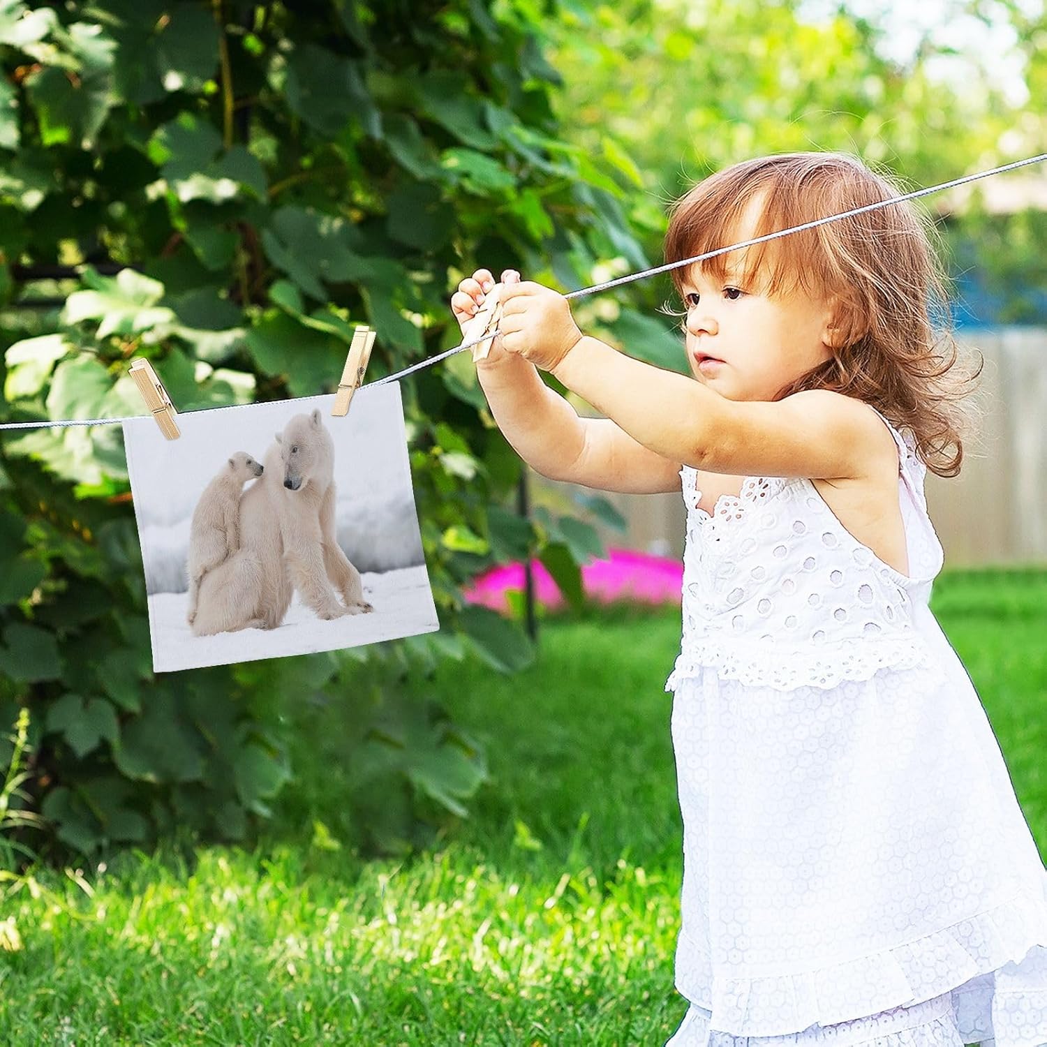 Polar Bear Cub Towels Set