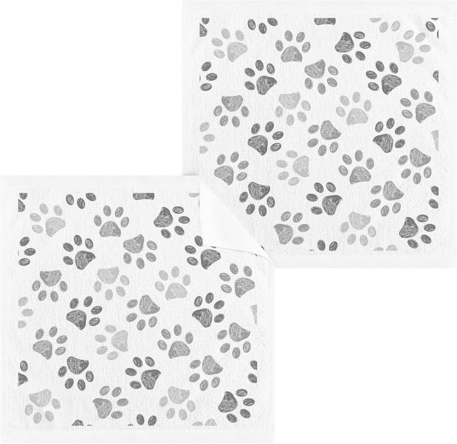 Kigai 2-Pack Cat Dog Paw Wash Cloths