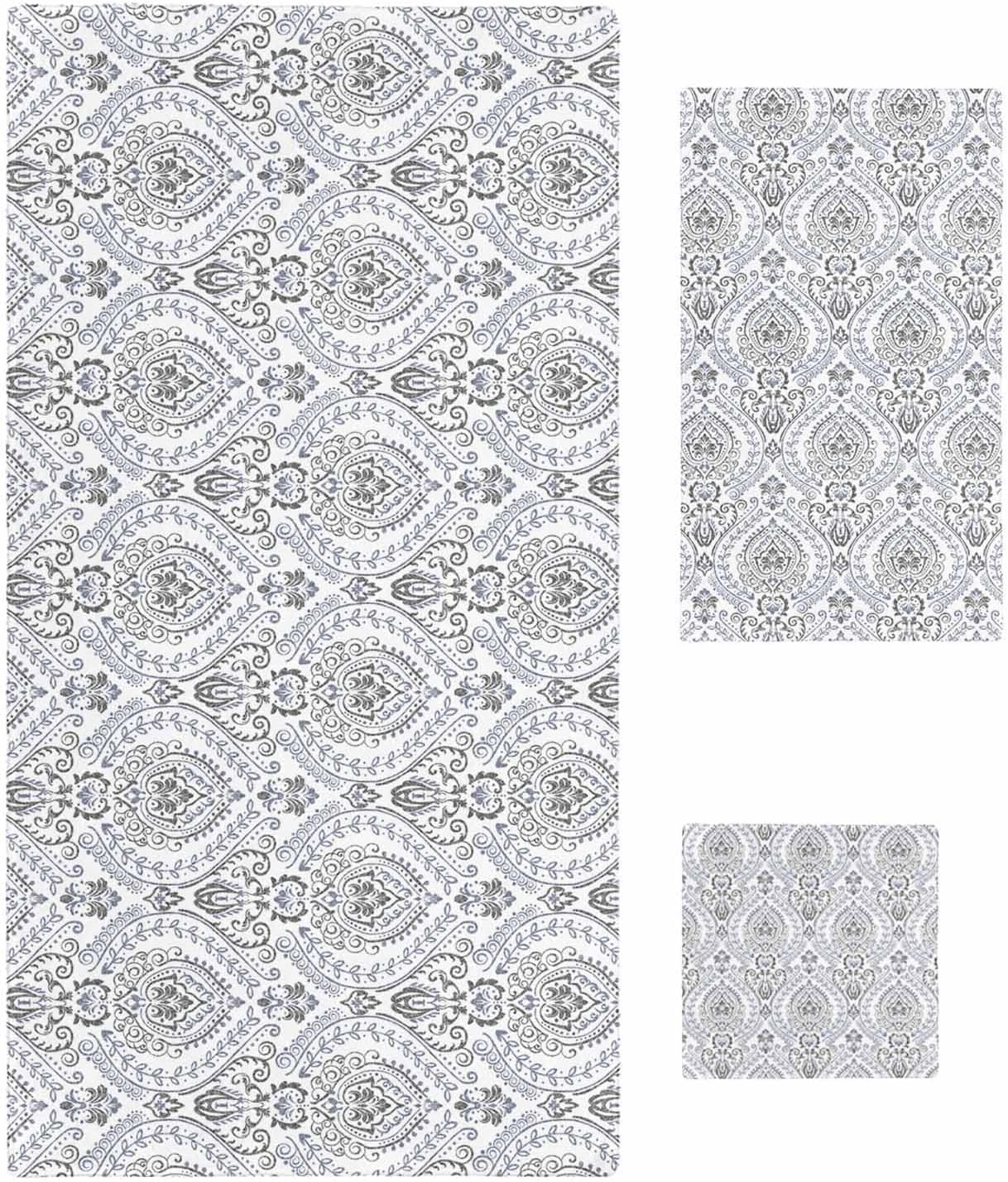 Vibrant Design Luxurious Feel 3-Piece Bathroom Towel Set