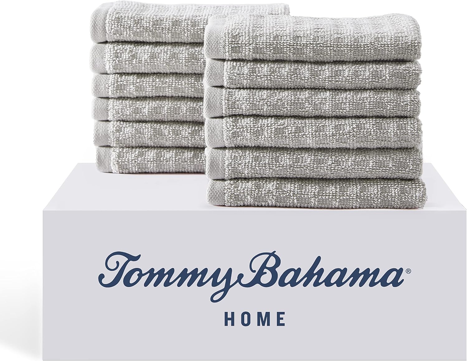 Tommy Bahama Washcloths Soft Absorbent Cotton Towels for Home Kitchen
